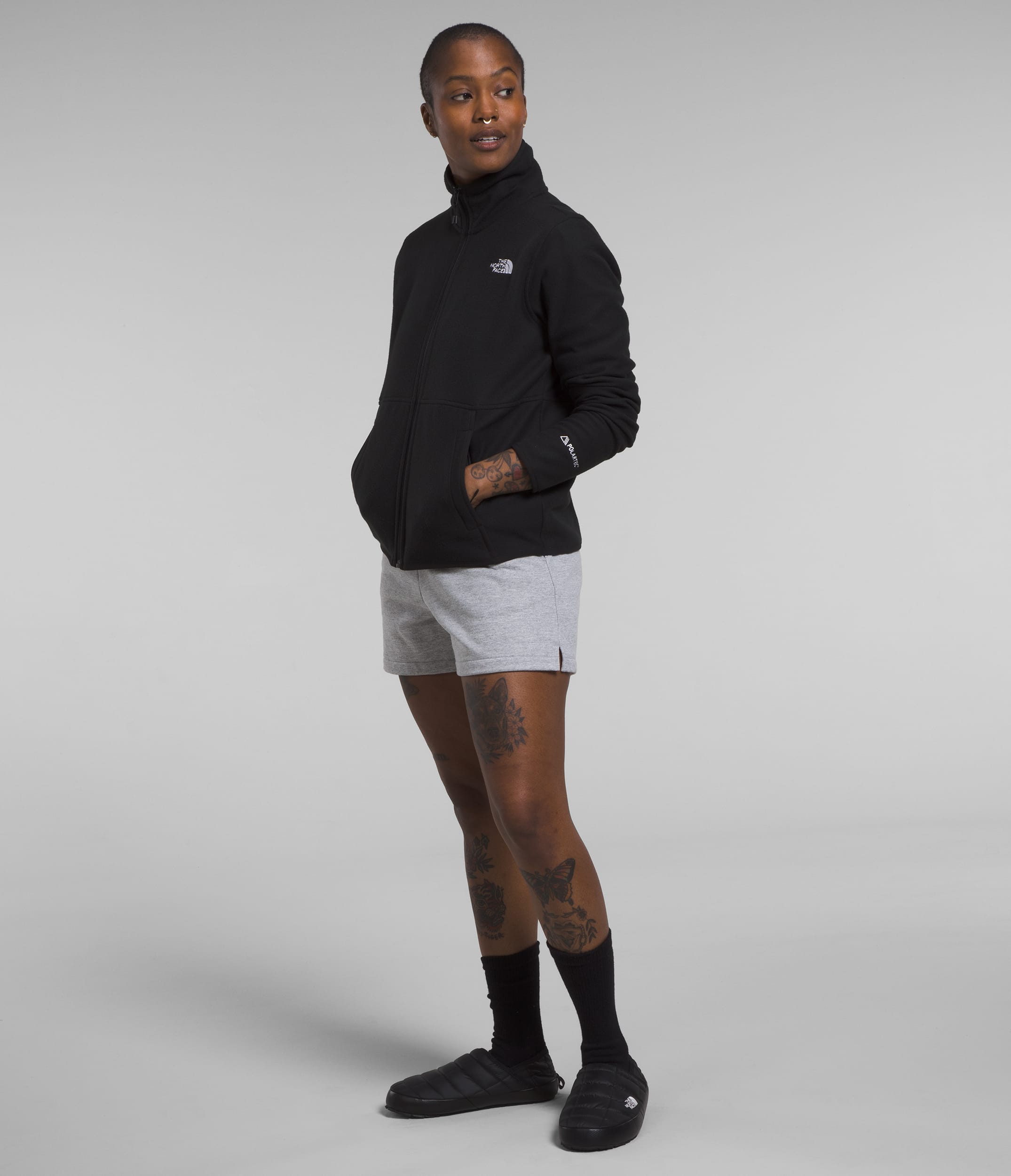 Womens Alpine Polartec 100 Jacket TNF MODEL34