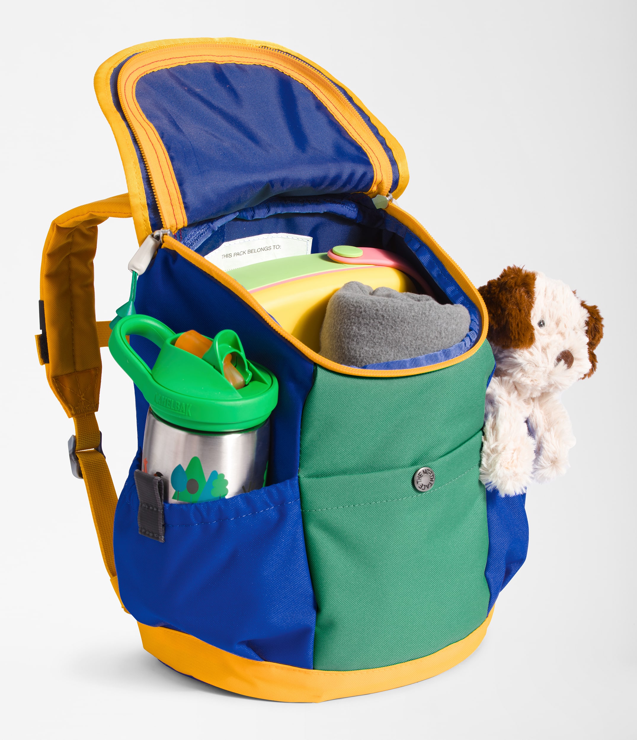 Youth Mini Explorer Backpack  10L TNF TNF RedDeep Grass GreenTNF BlueSummit Gold INT