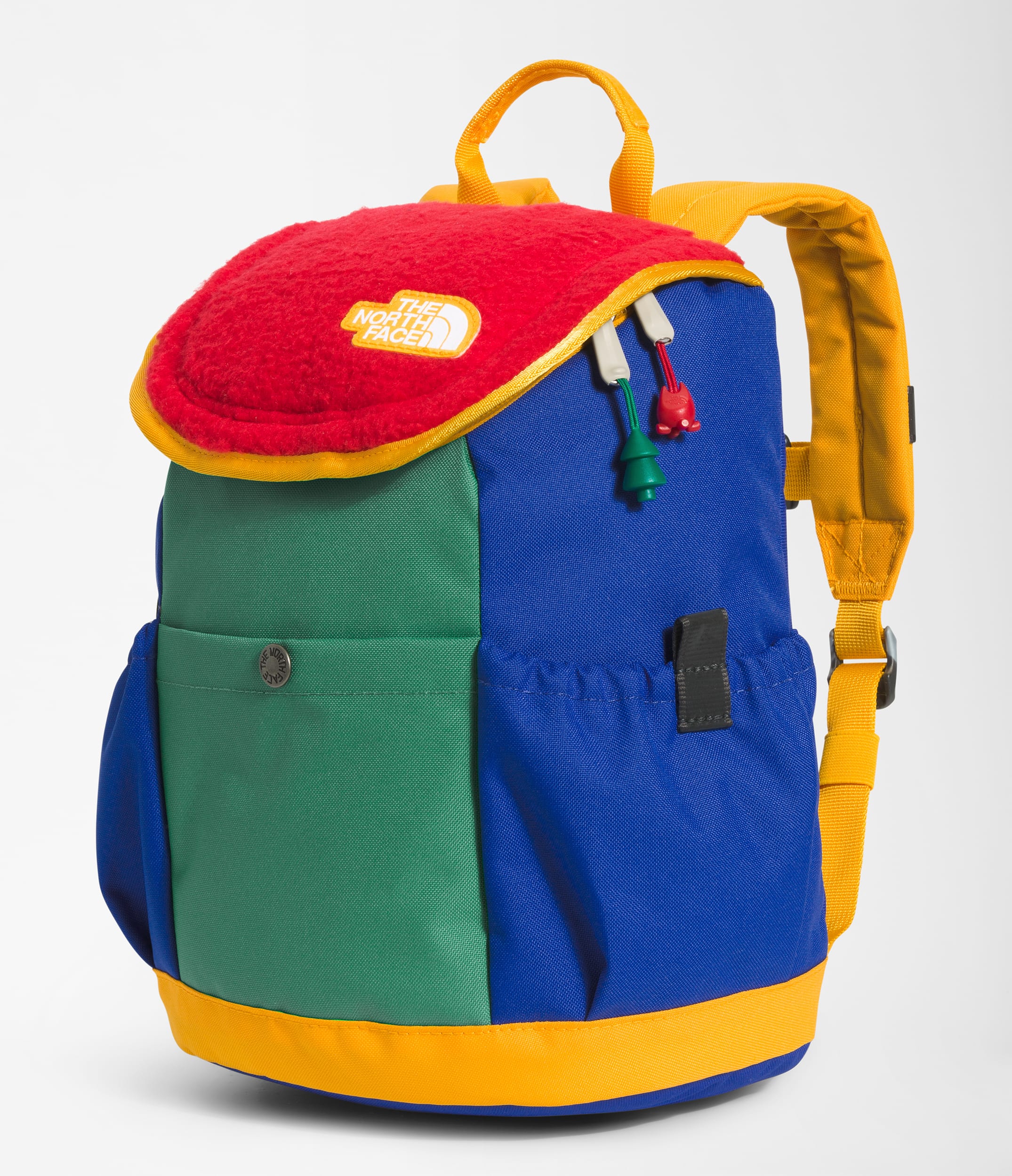 Youth Mini Explorer Backpack  10L TNF TNF RedDeep Grass GreenTNF BlueSummit Gold FRONT34