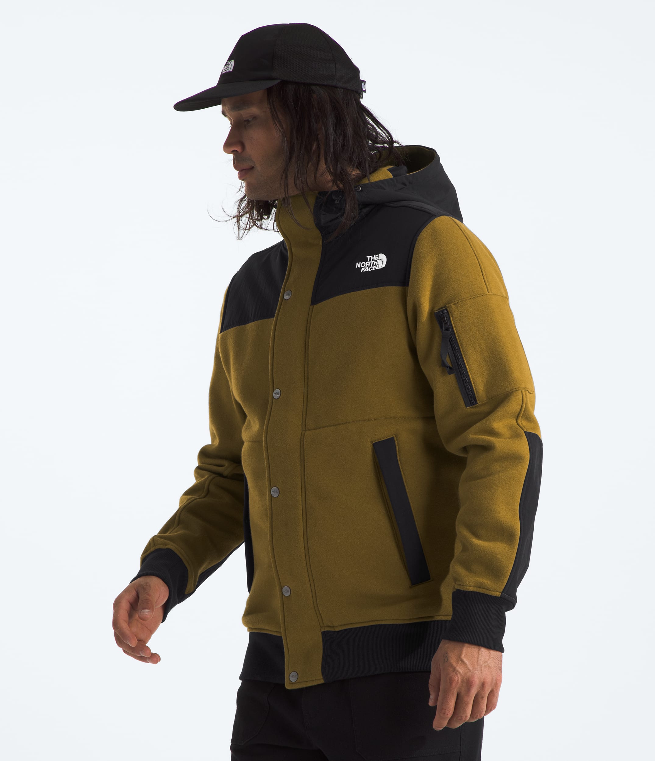 Mens Highrail Fleece Jacket TNF MODEL34