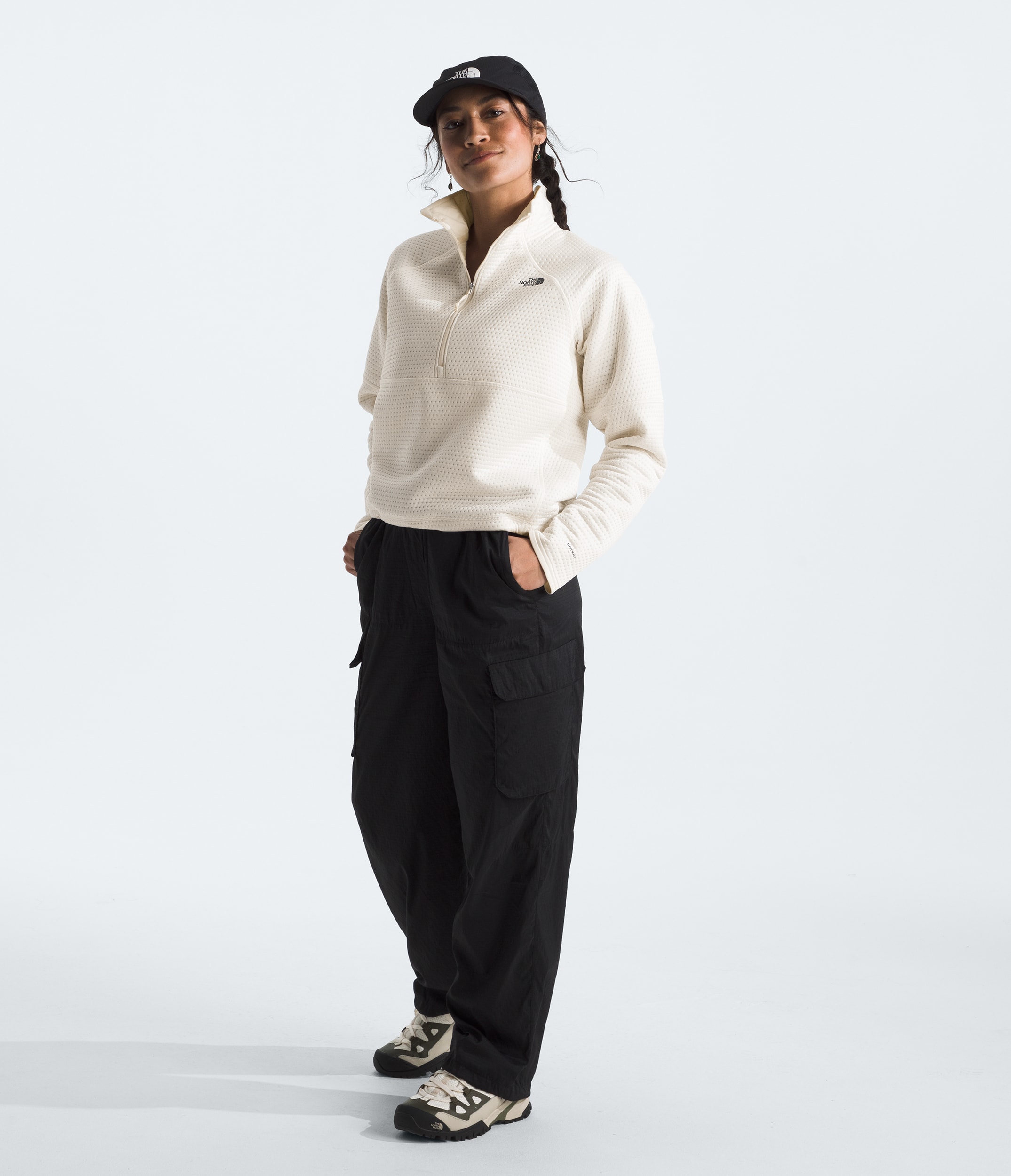 Womens DOTKNIT Thermal Zip TNF HERO2