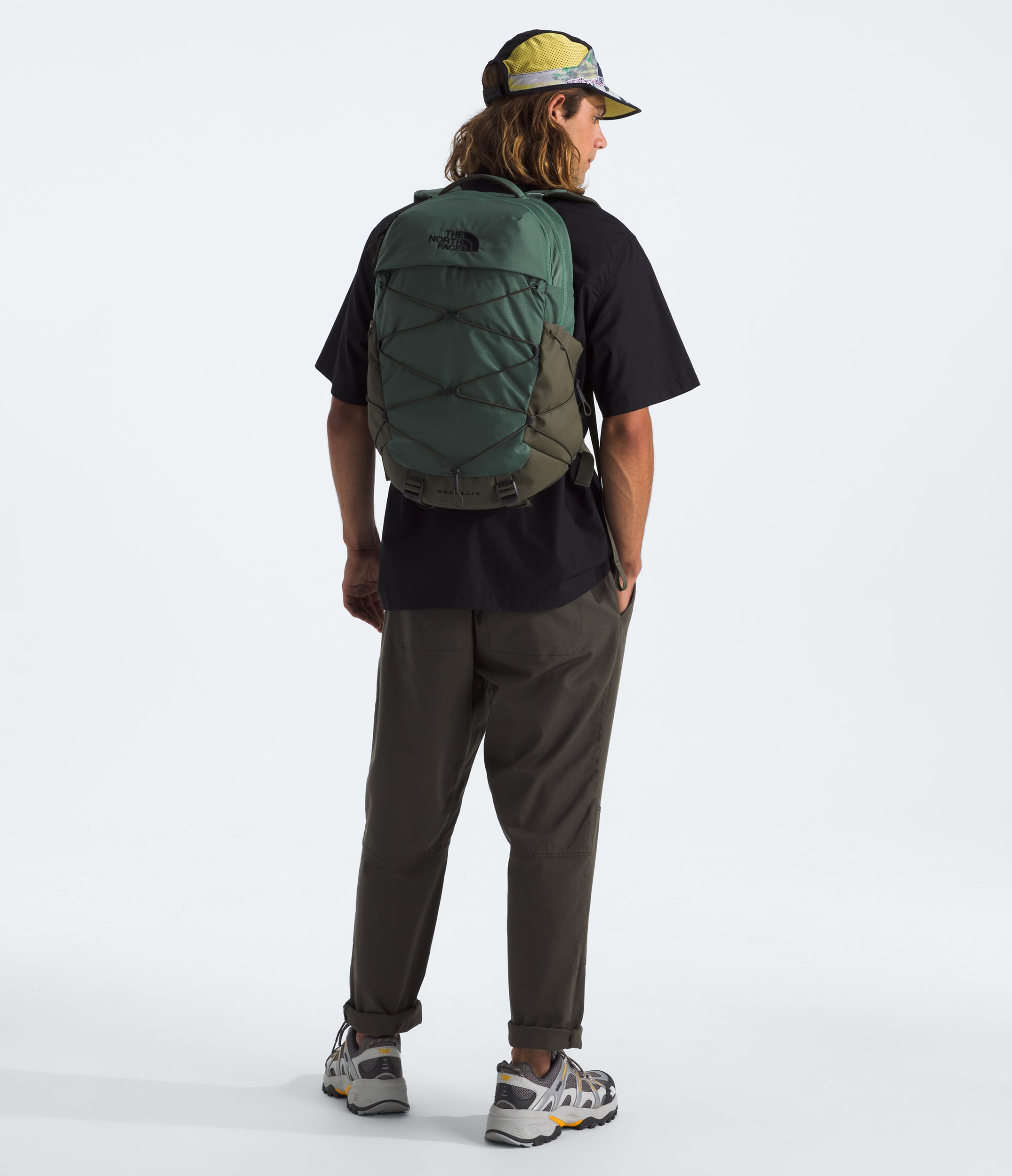Borealis Backpack TNF Duck GreenNew Taupe Green MODELBACK