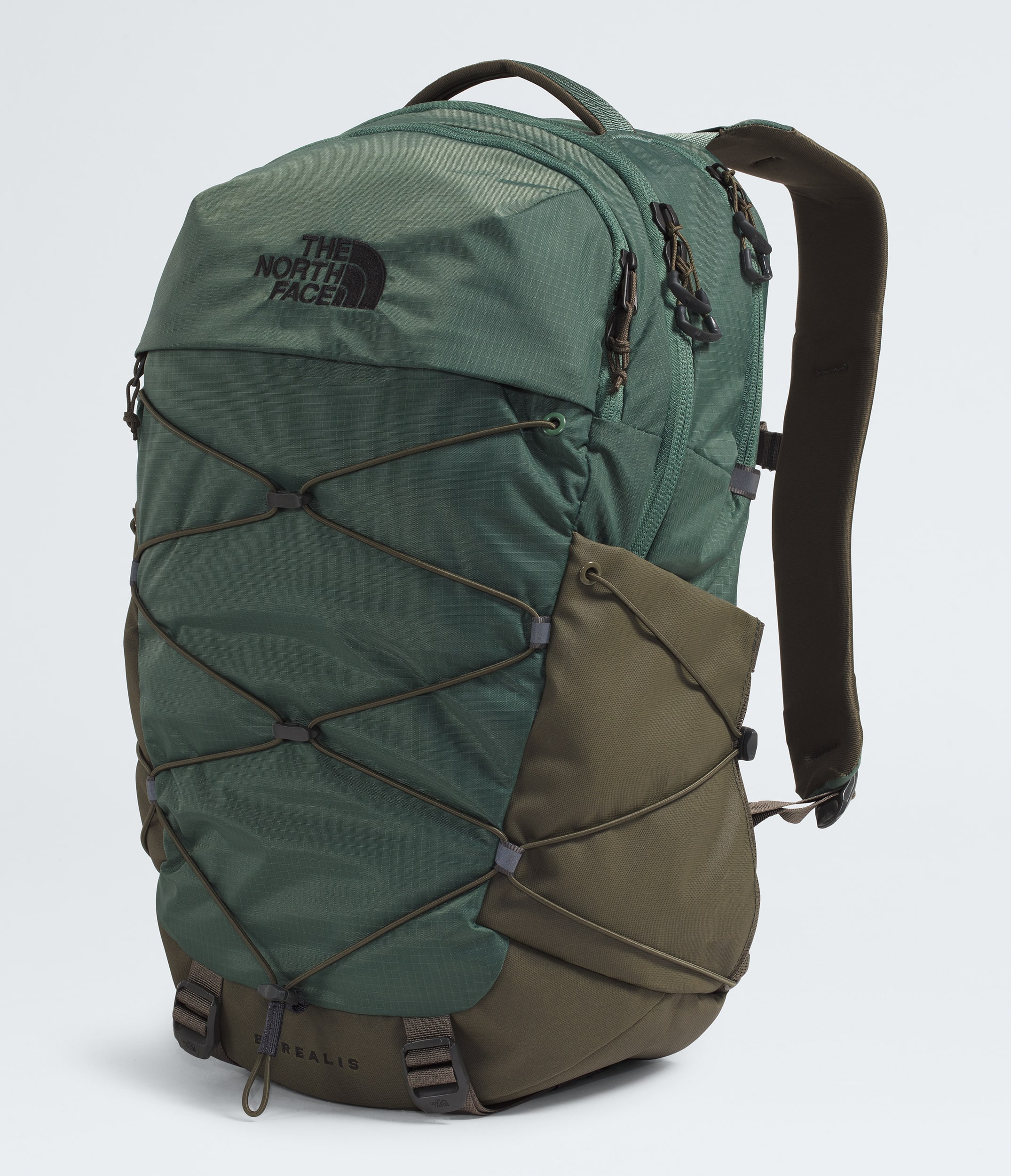 Borealis Backpack TNF Duck GreenNew Taupe Green FRONT34