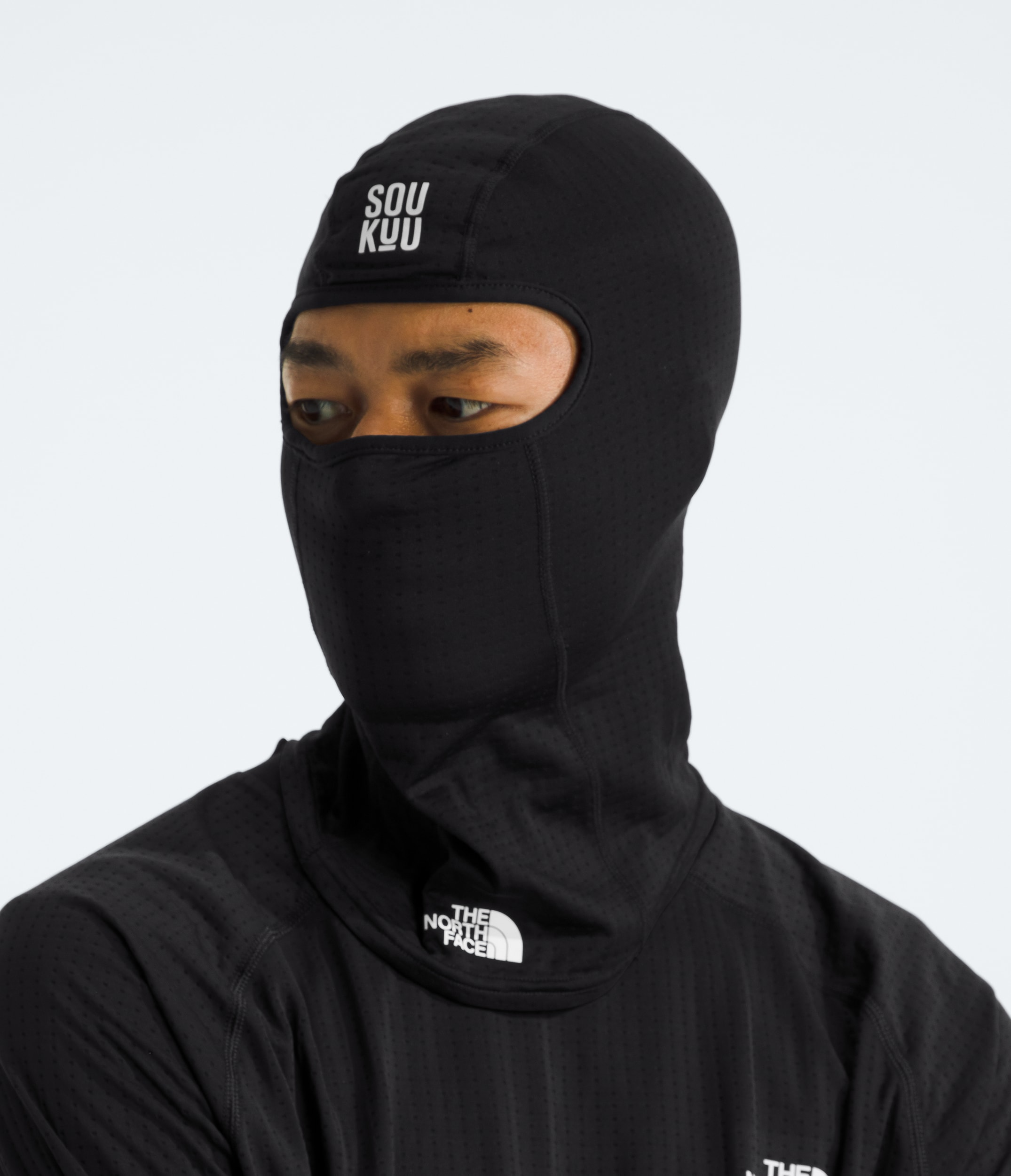 TNF X UNDERCOVER SOUKUU DotKnit Balaclava TNF MODELBACK
