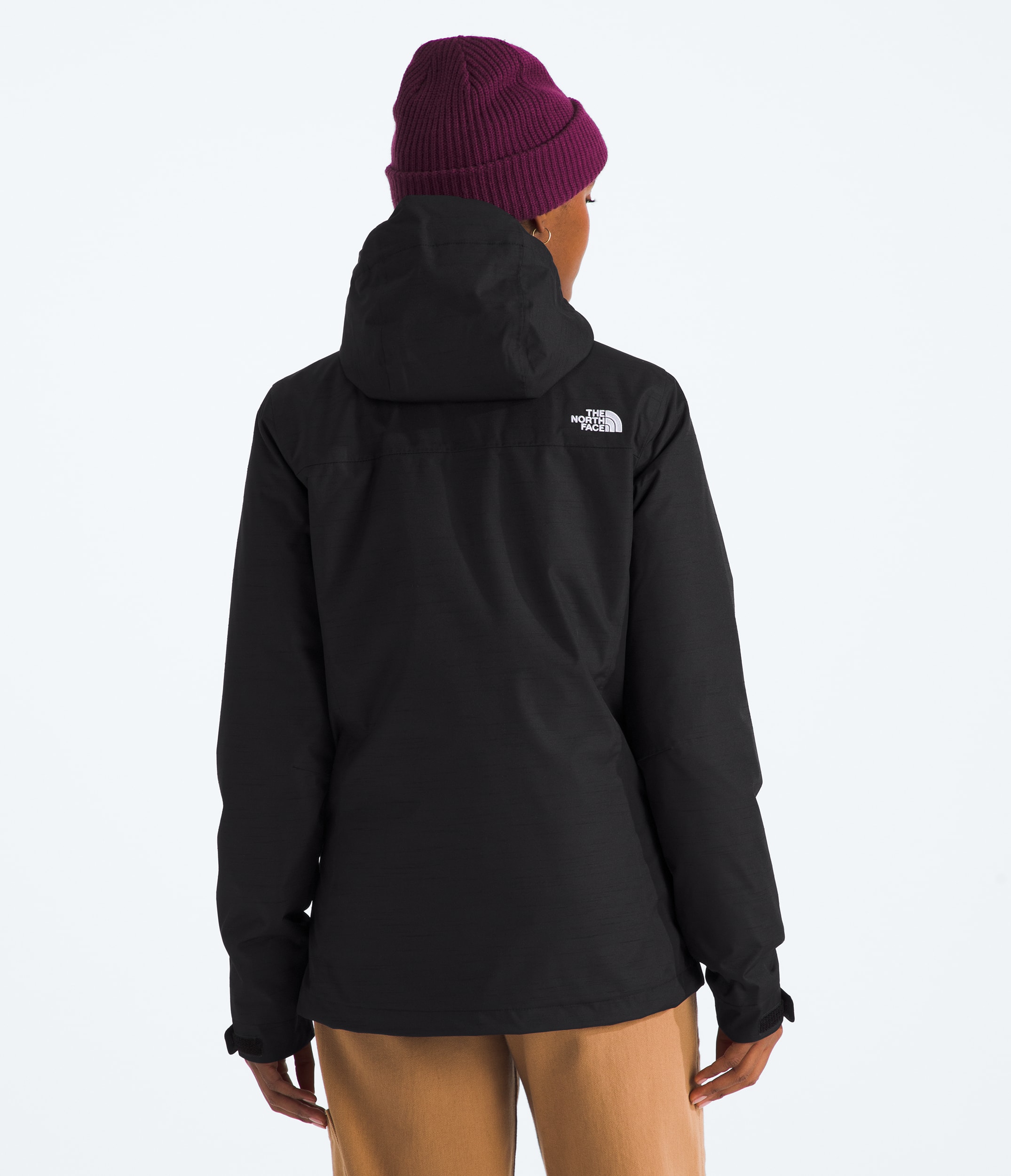 Womens Monarch Triclimate Jacket TNF BACK