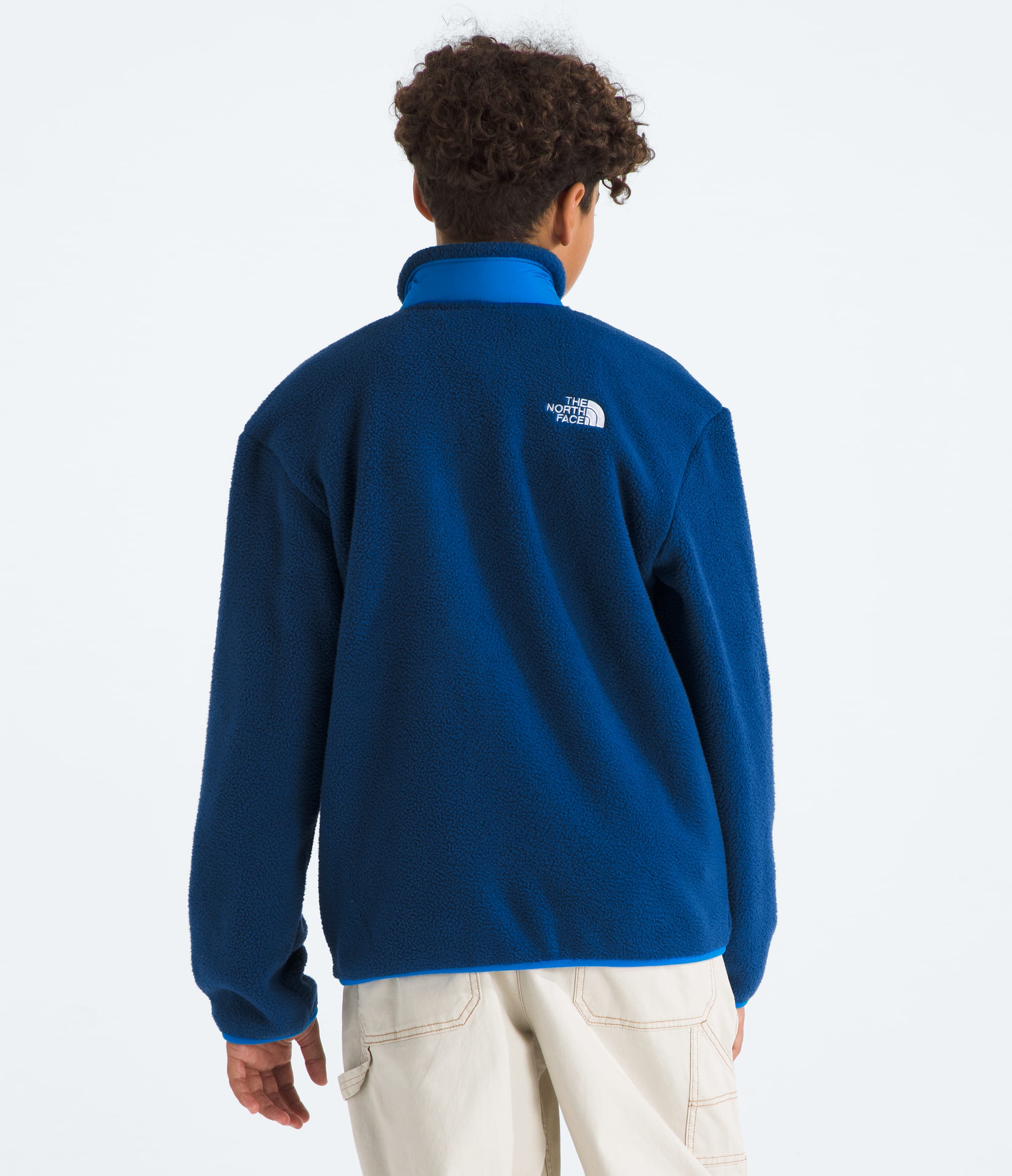 Boys Yumiori FullZip Jacket TNF Estate Blue BACK