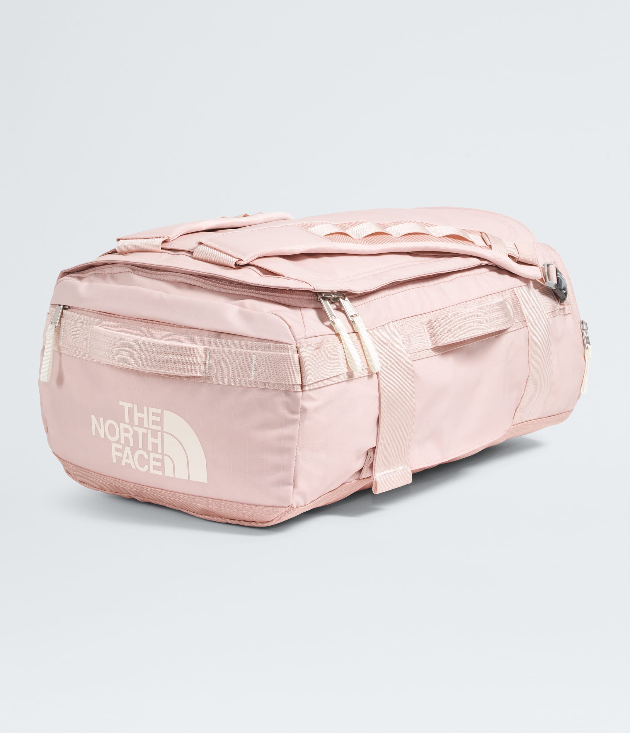 Base Camp Voyager Duffel32L TNF Pink MossWhite Dune FRONT34