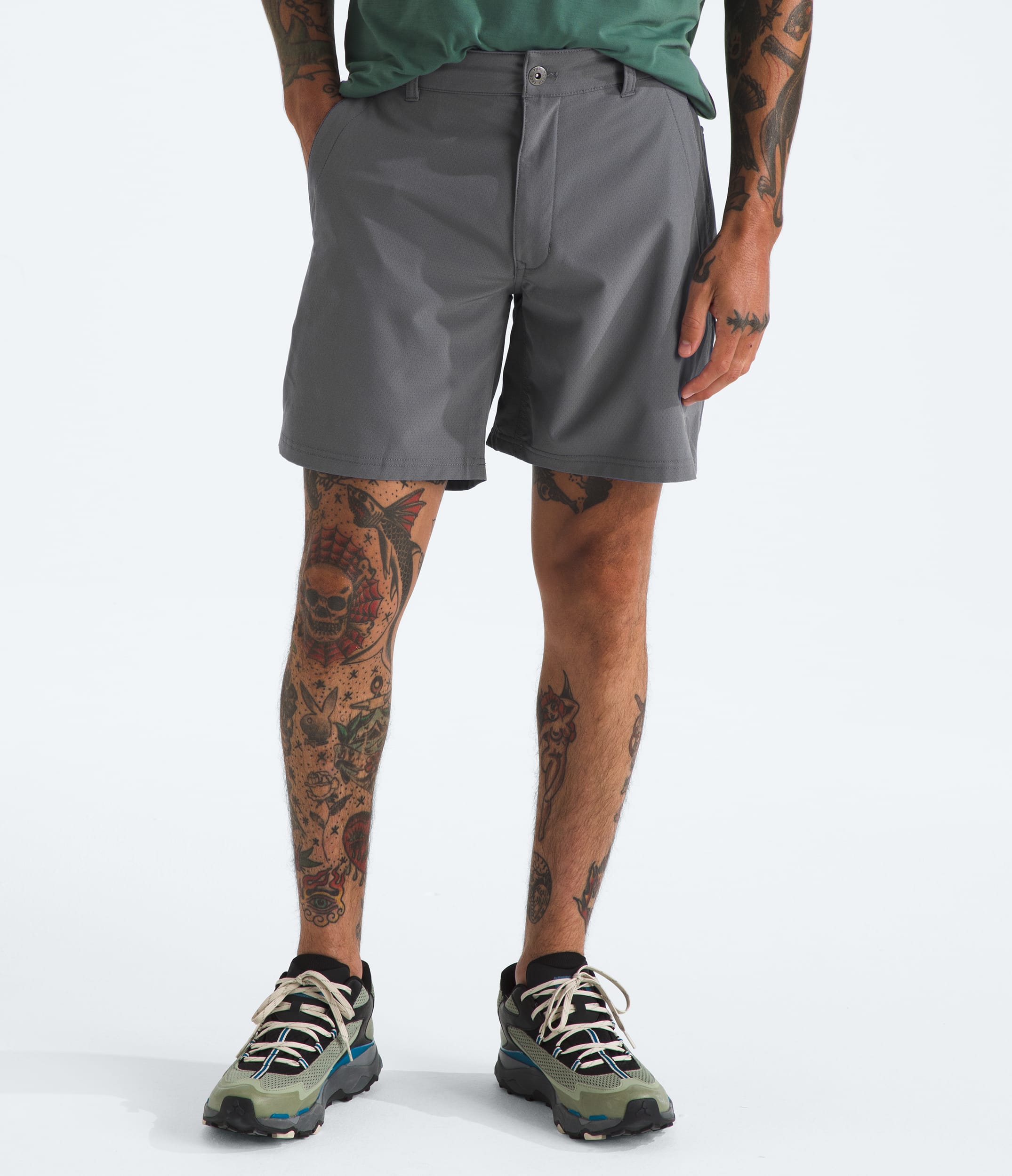 Mens Rolling Sun Packable Shorts TNF Main
