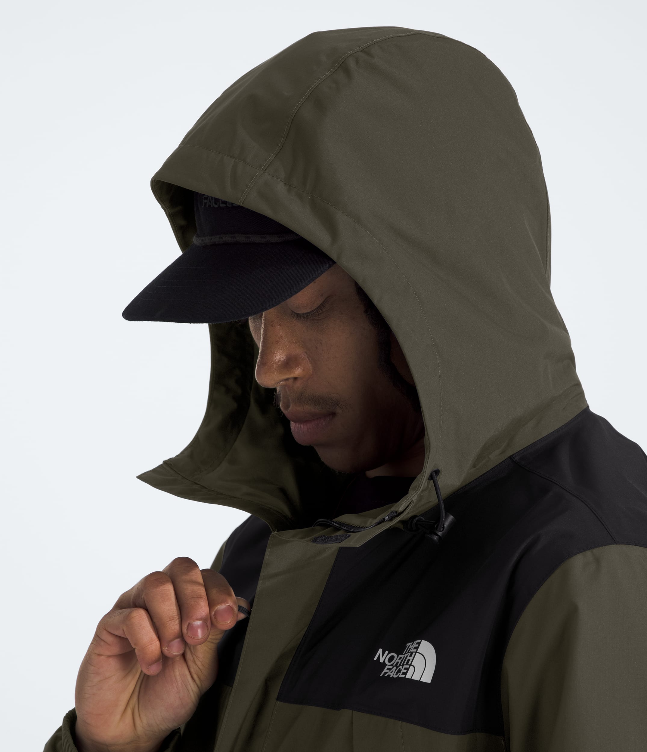 Mens Antora Rain Jacket TNF MODELHOOD2