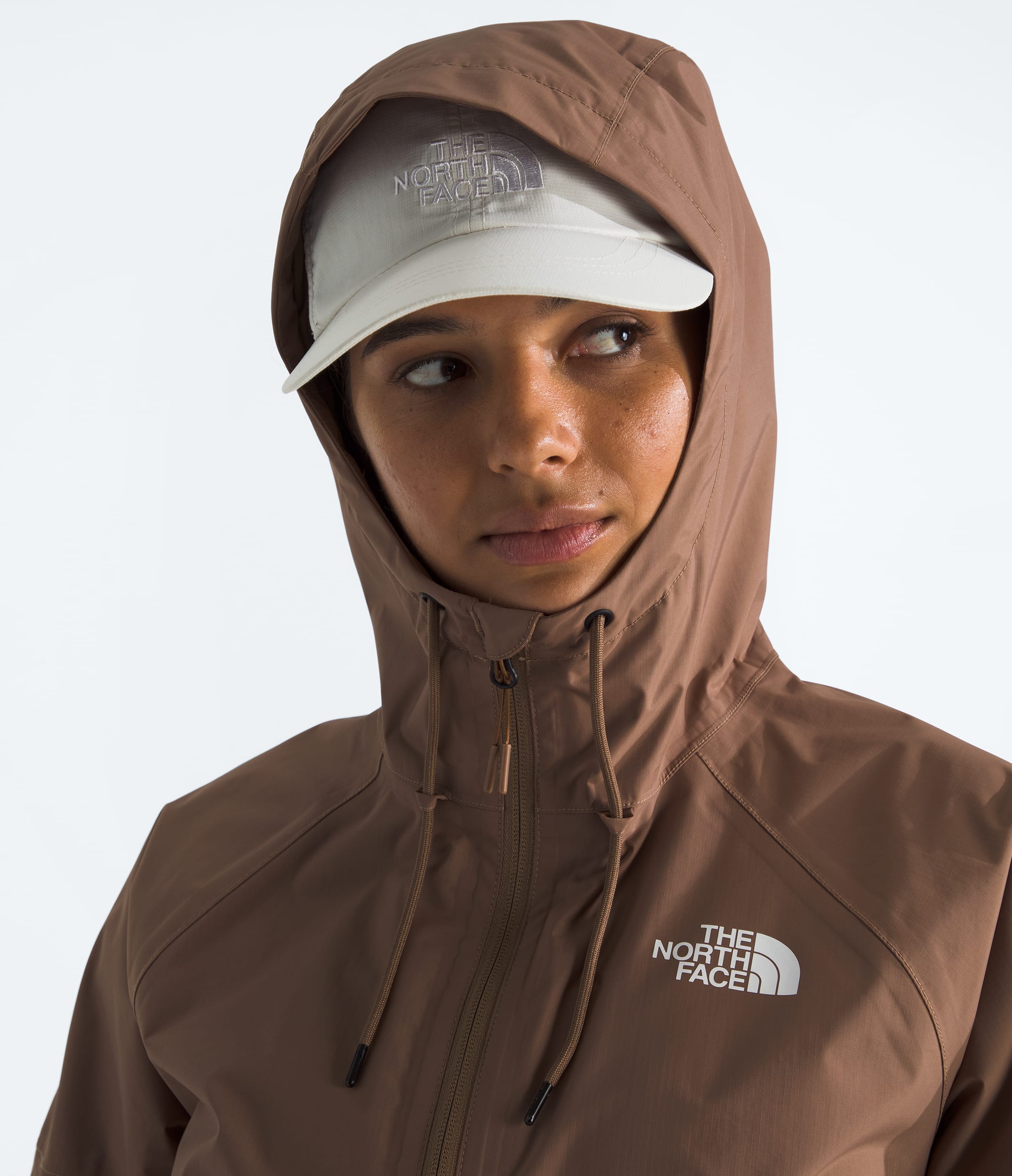 Womens Antora Rain Hoodie TNF MODELHOOD2