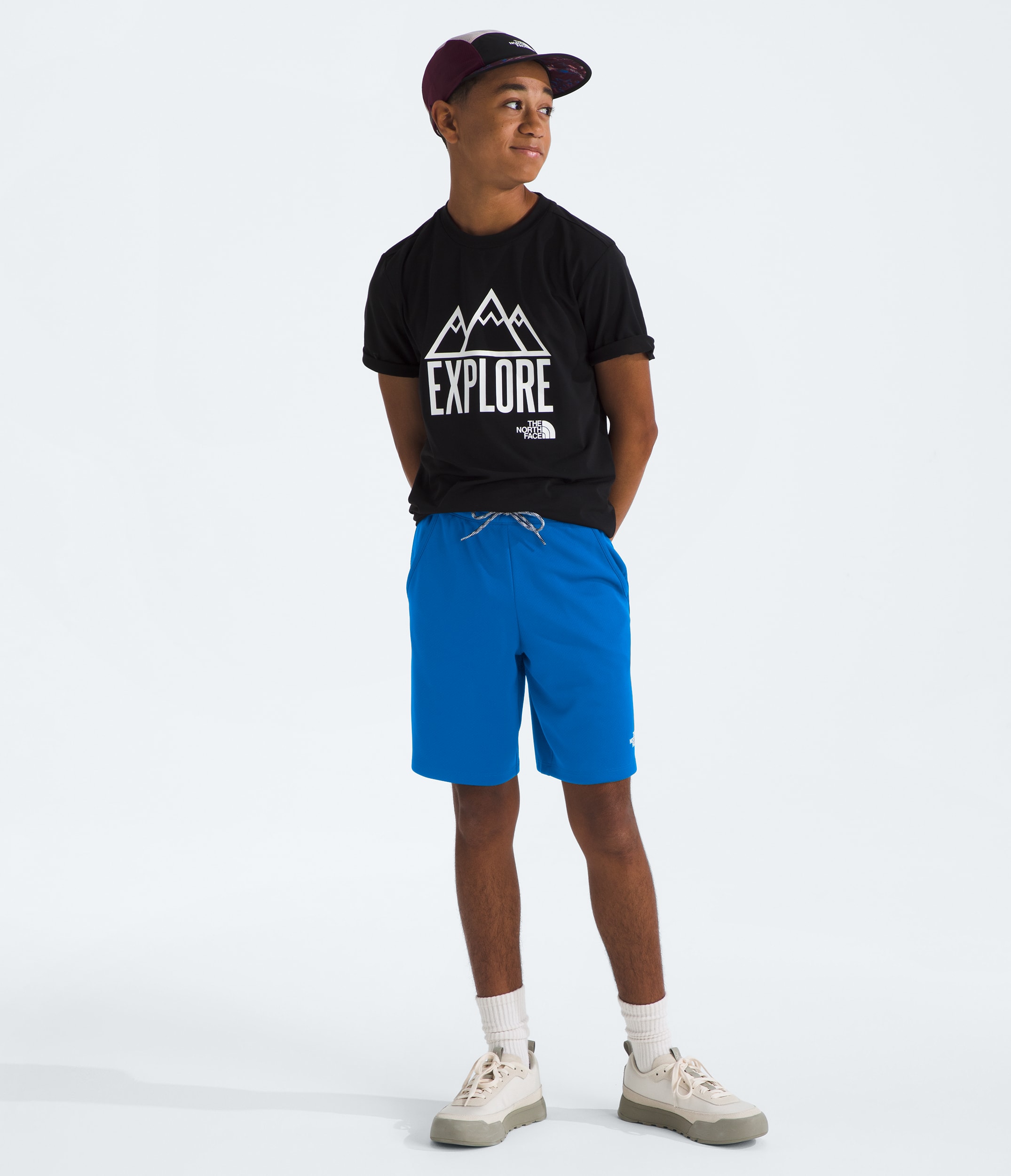 Boys Never Stop Shorts TNF HERO2