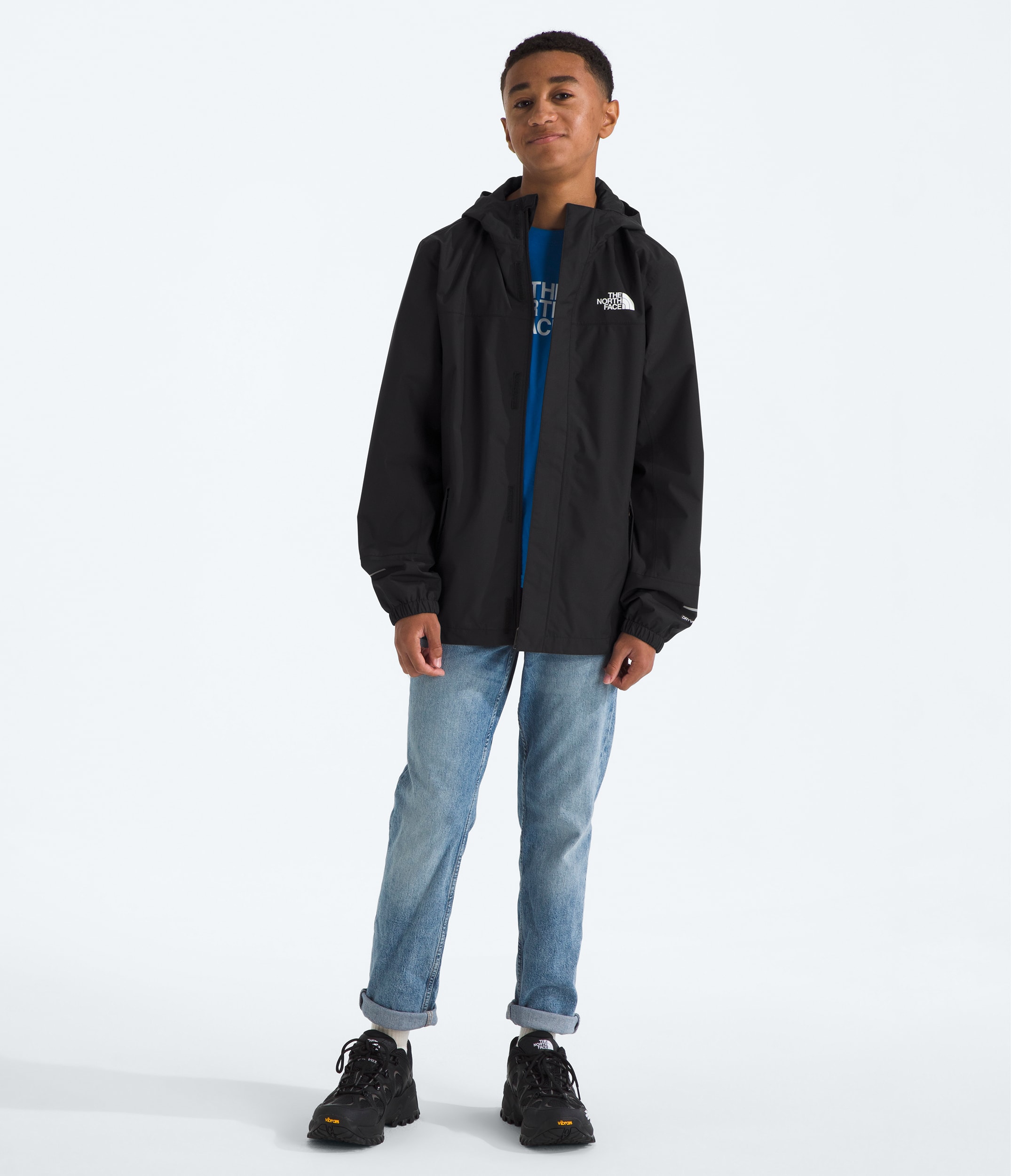 Boys Antora Rain Jacket TNF TNF BlackTNF Black HERO