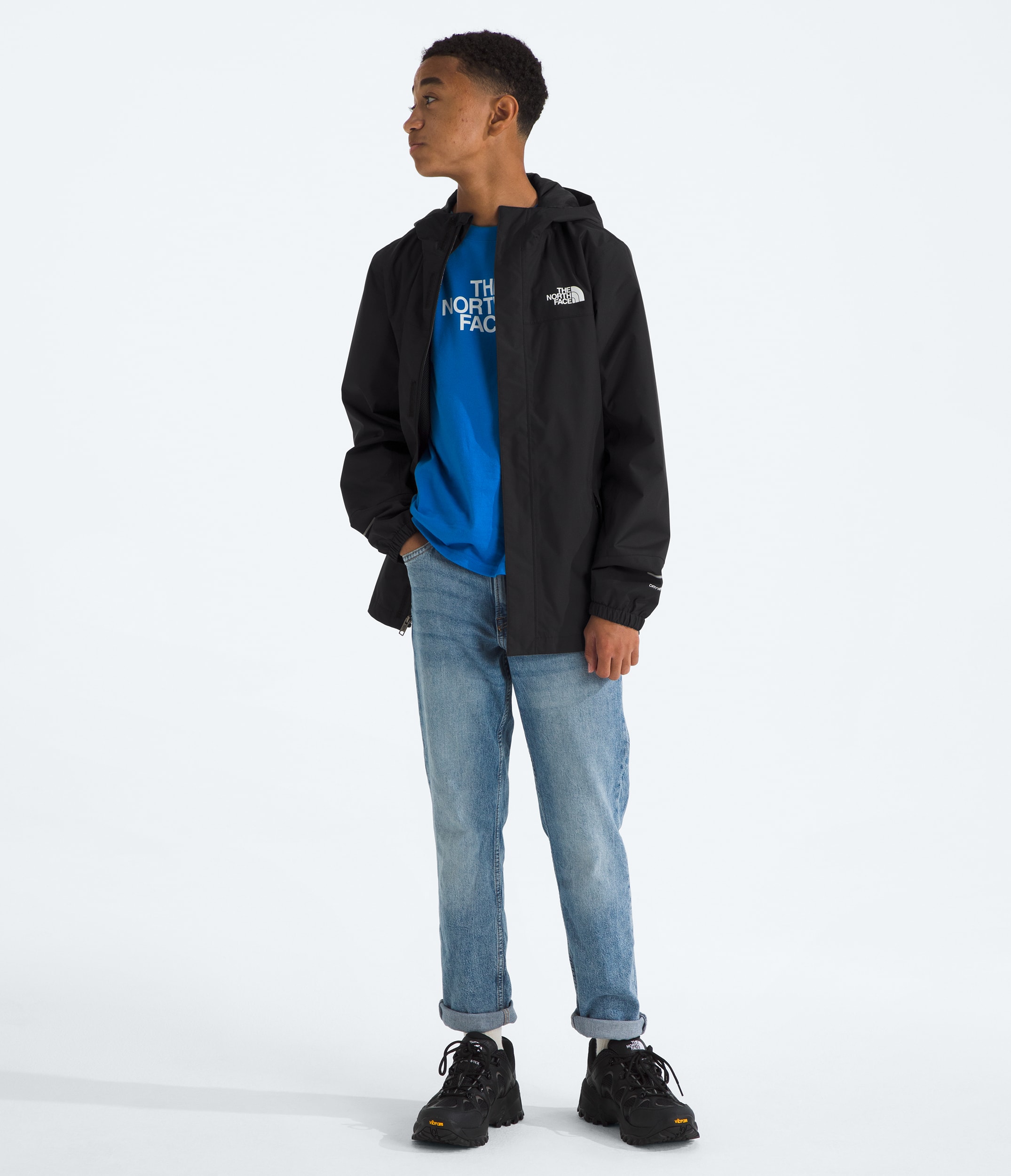 Boys Antora Rain Jacket TNF TNF BlackTNF Black HERO2