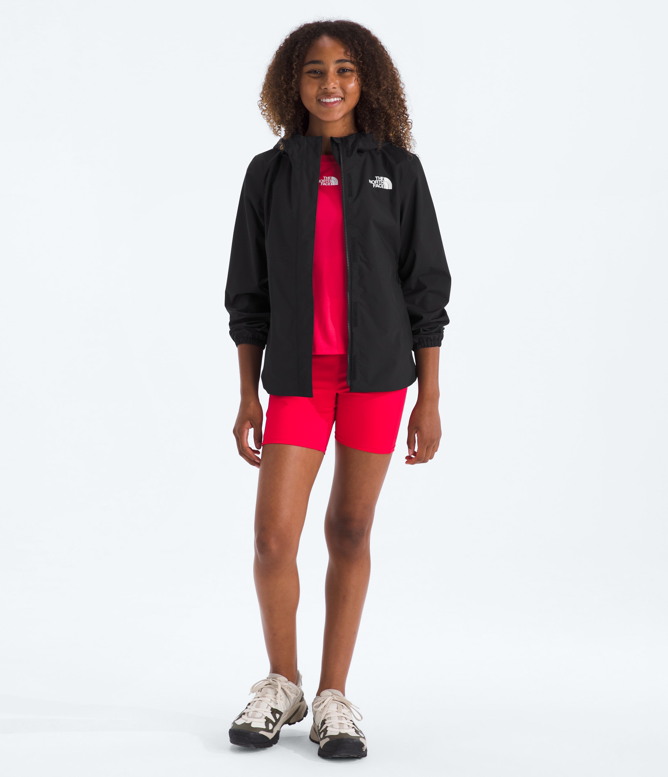 Girls Antora Rain Jacket TNF TNF BlackTNF Black HERO2