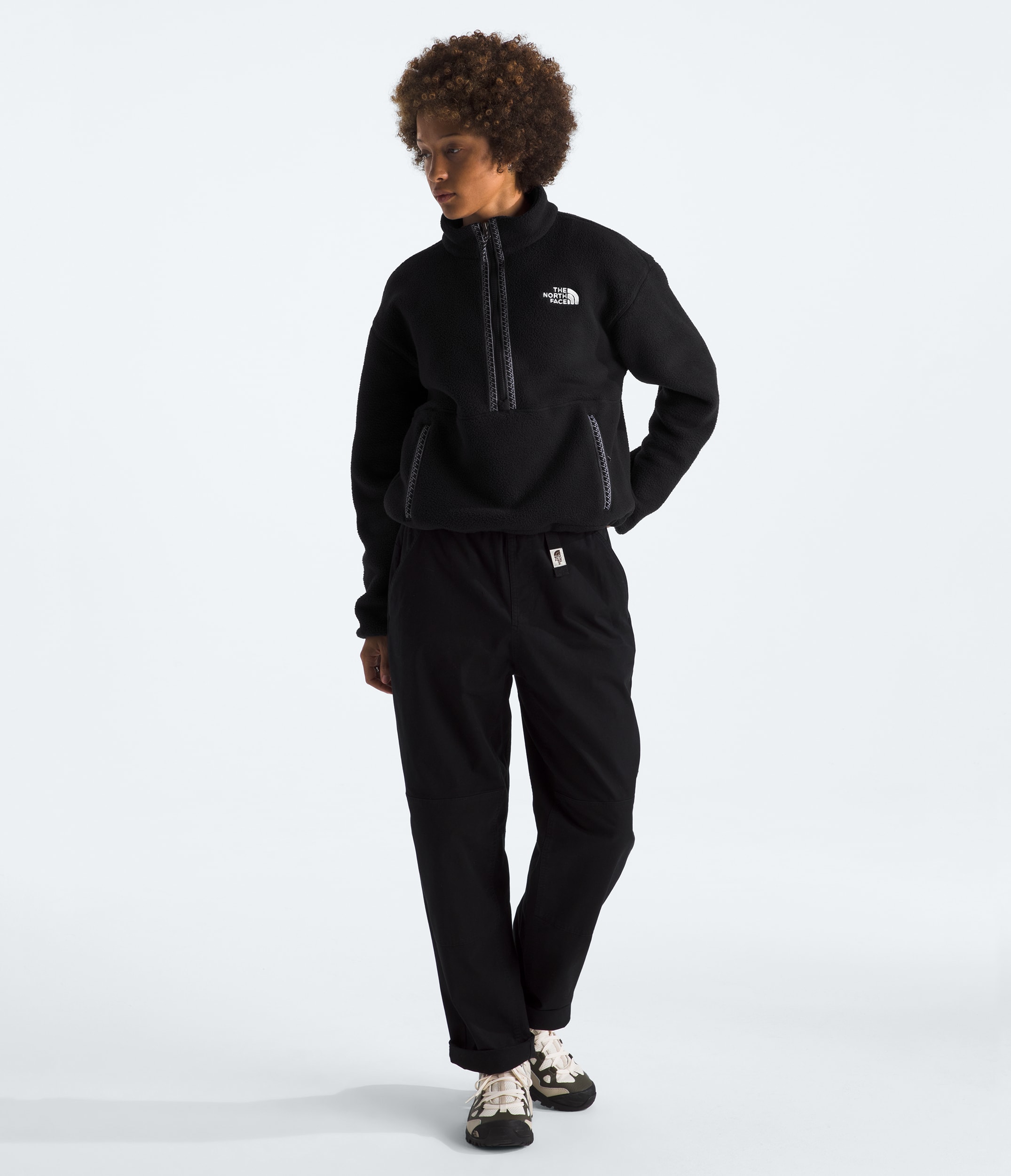 Womens TNF Fleeski Zip Pullover TNF HERO2