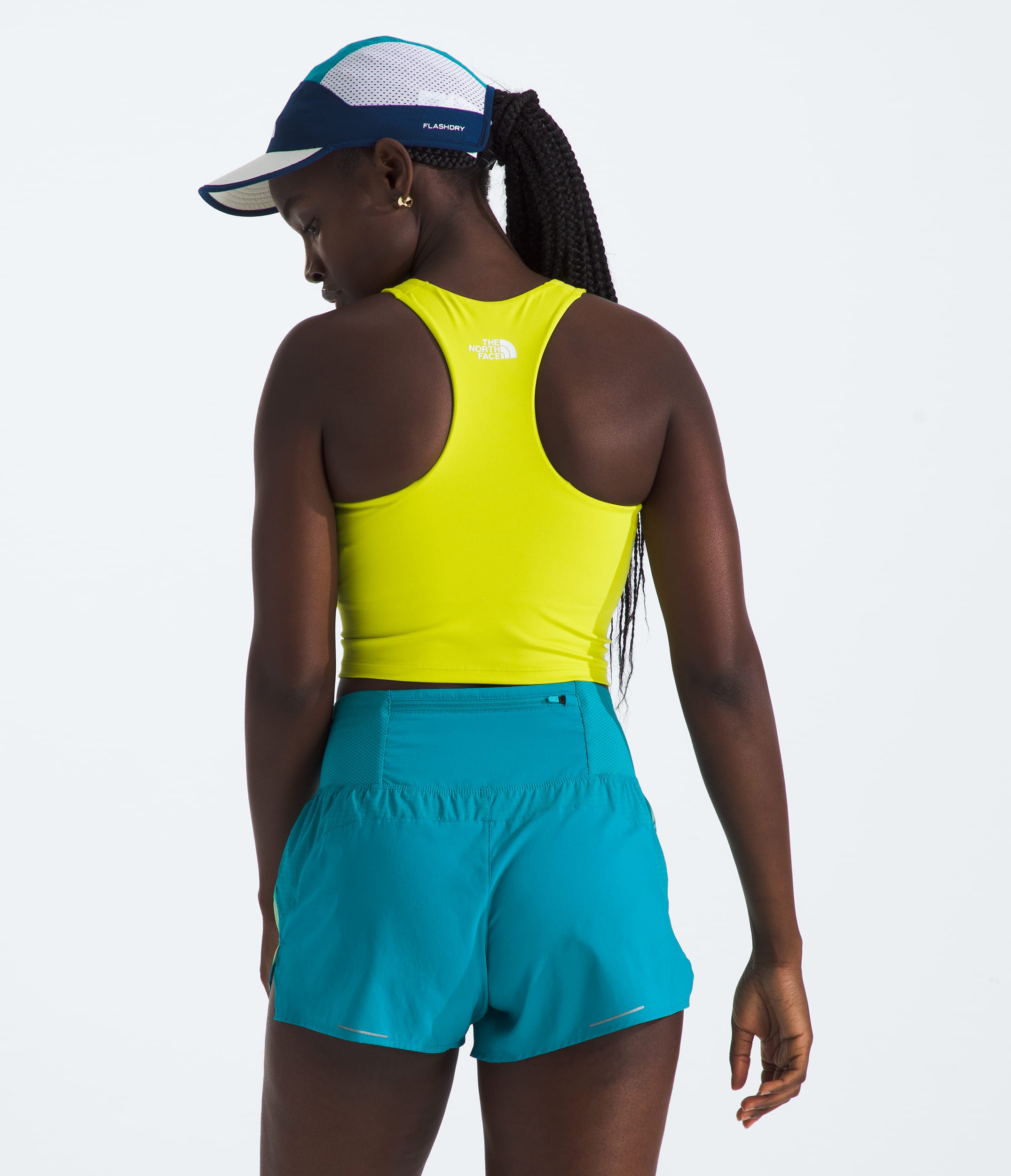 Womens Refina Longline Bra TNF BACK