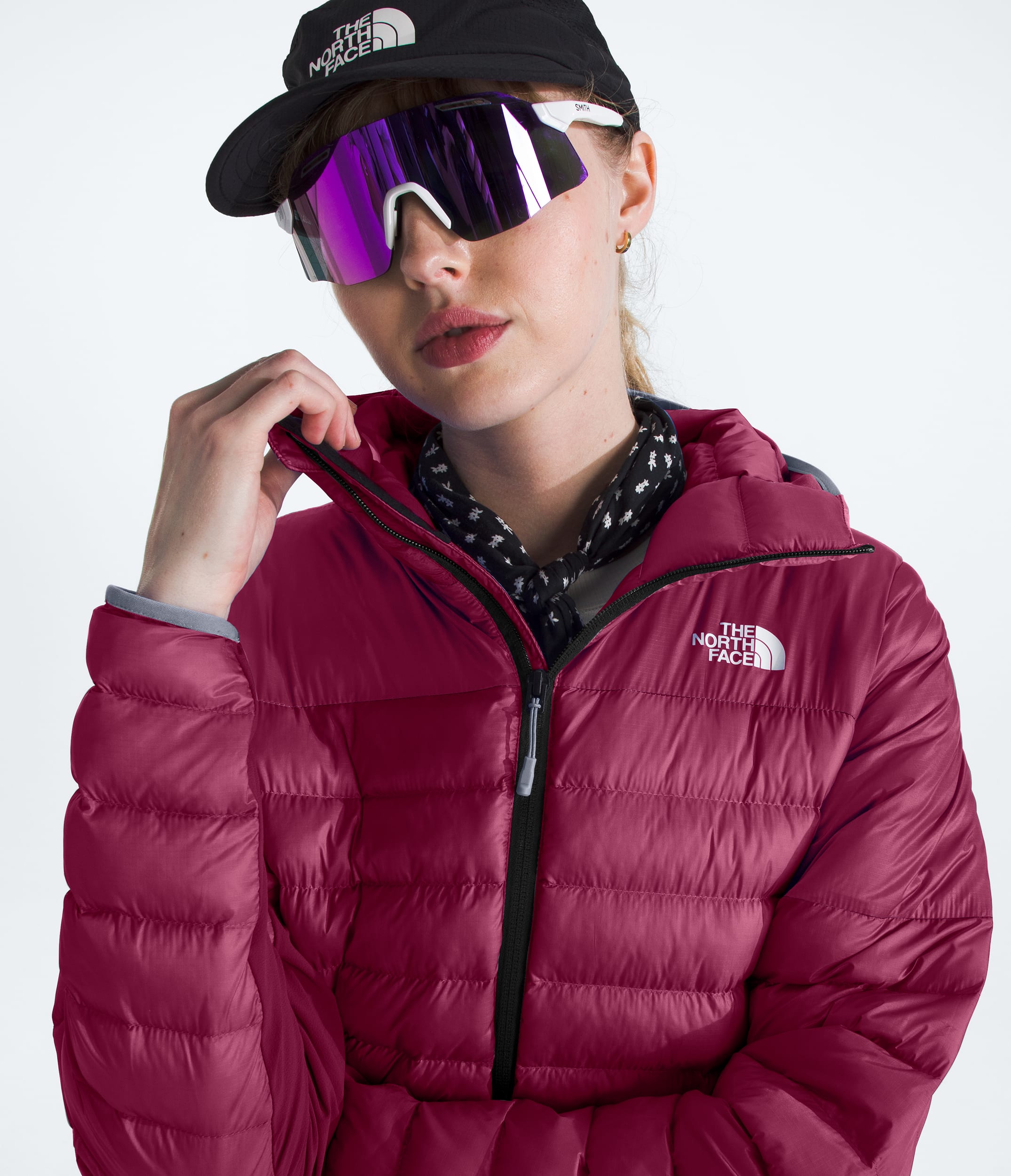 Womens Terra Peak Hybrid Hoodie TNF HERO3