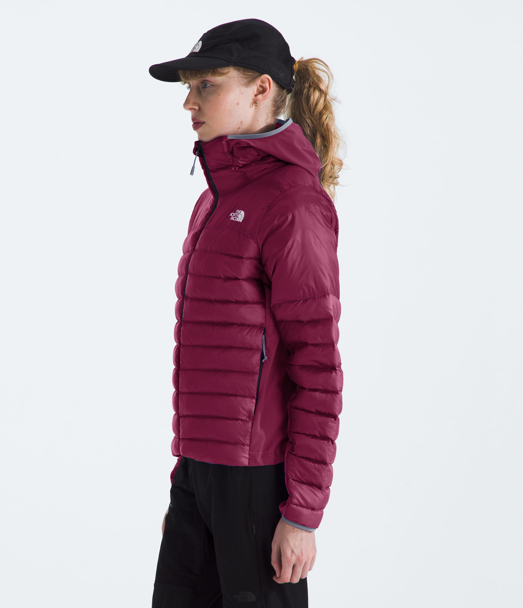 Womens Terra Peak Hybrid Hoodie TNF MODEL34