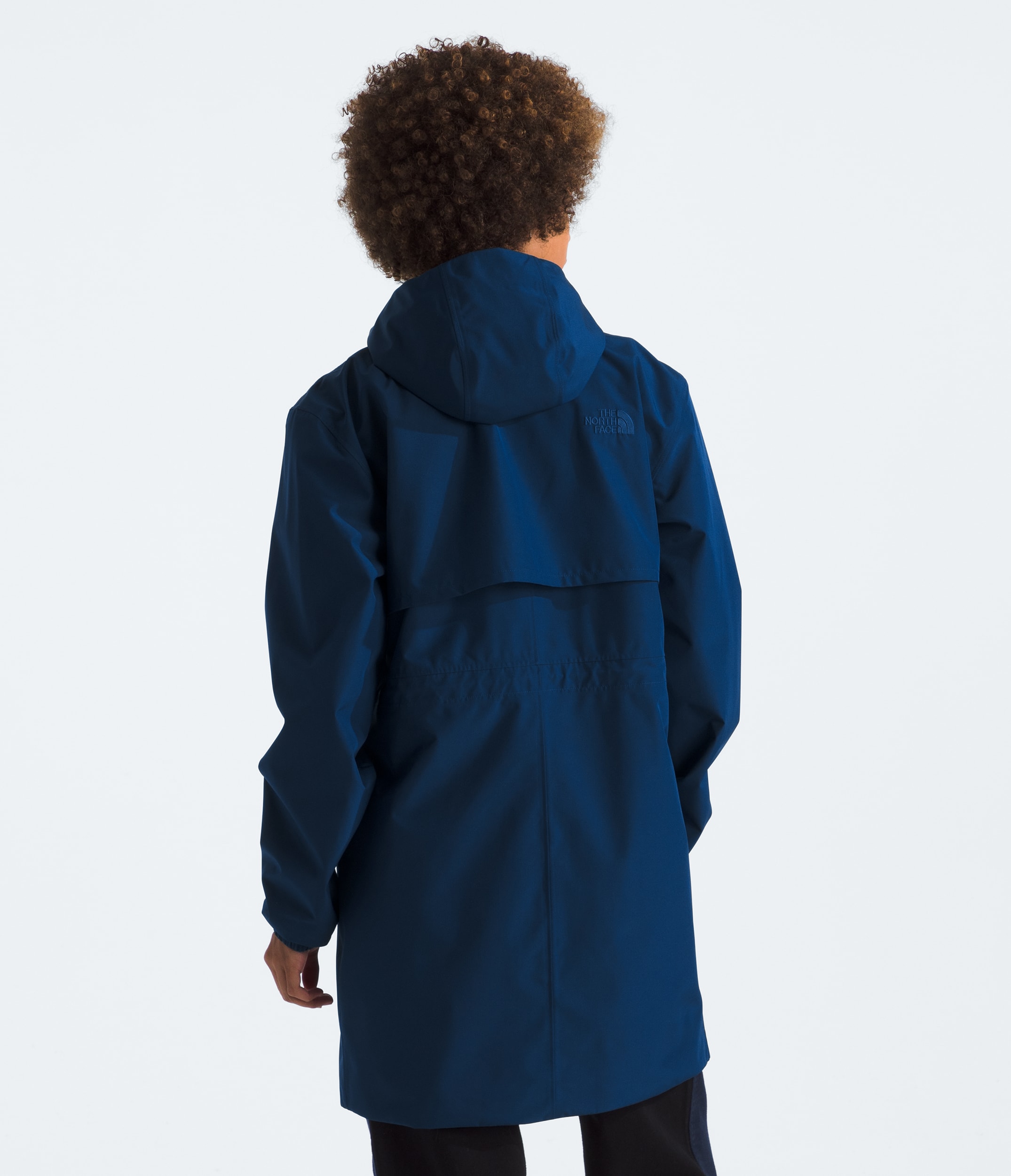 Womens Daybreak Mid Rain Parka TNF BACK