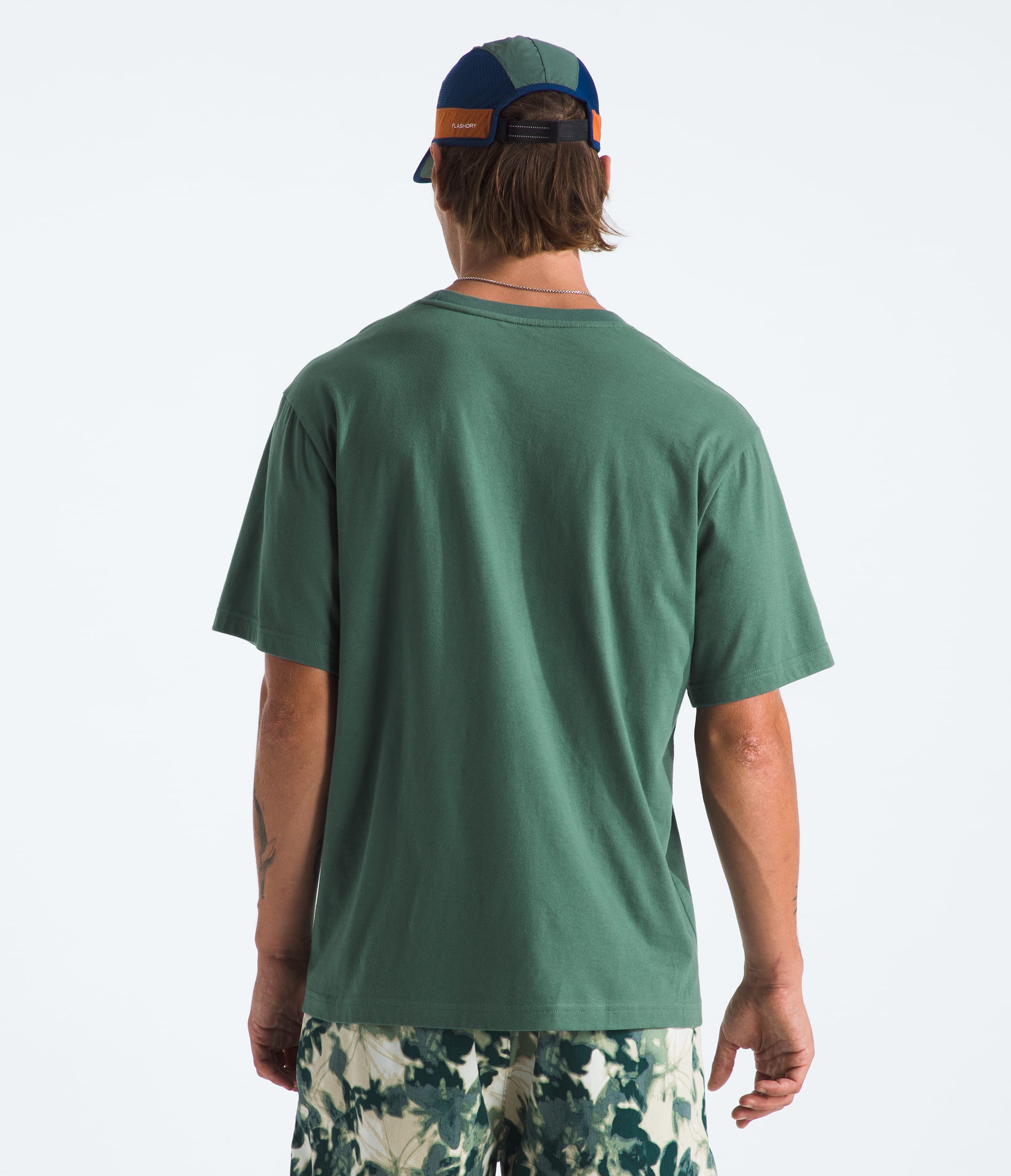 Mens ShortSleeve Evolution Box Fit Tee TNF BACK