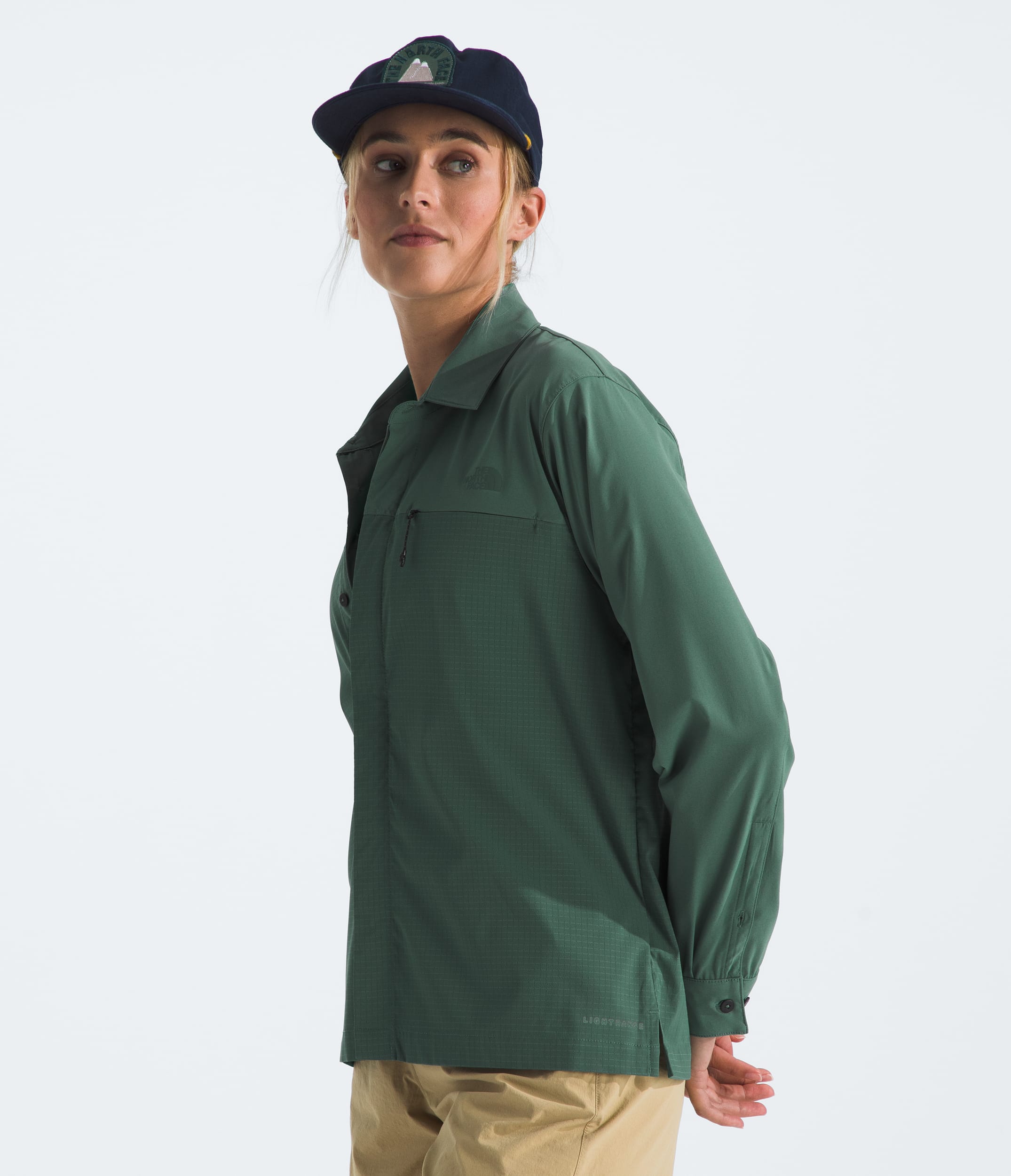 Womens LongSleeve LIGHTRANGE Shirt TNF MODEL34