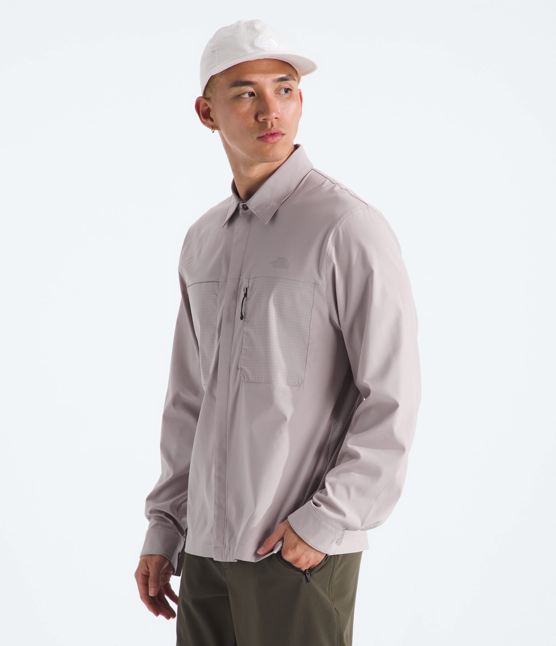 Mens LongSleeve LIGHTRANGE Shirt TNF MODEL34
