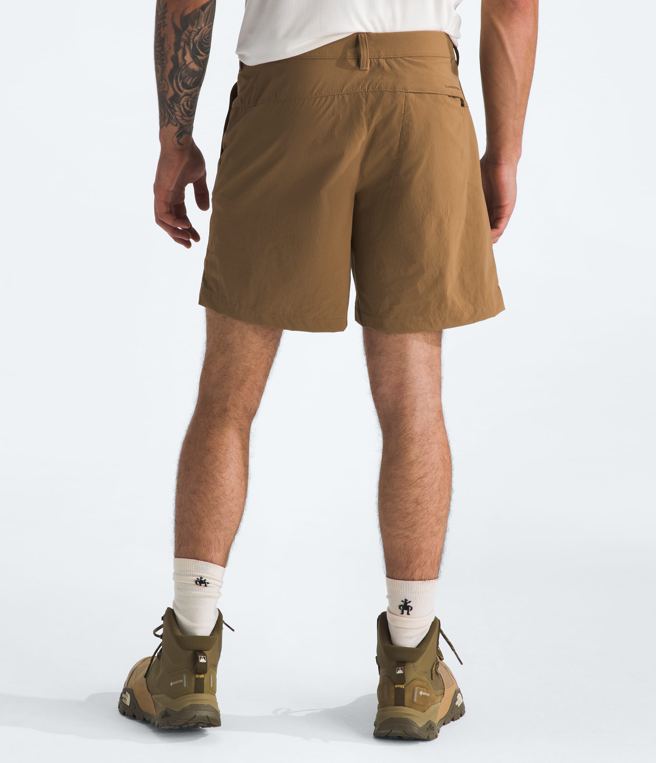 Mens Basin 7 Shorts TNF BACK