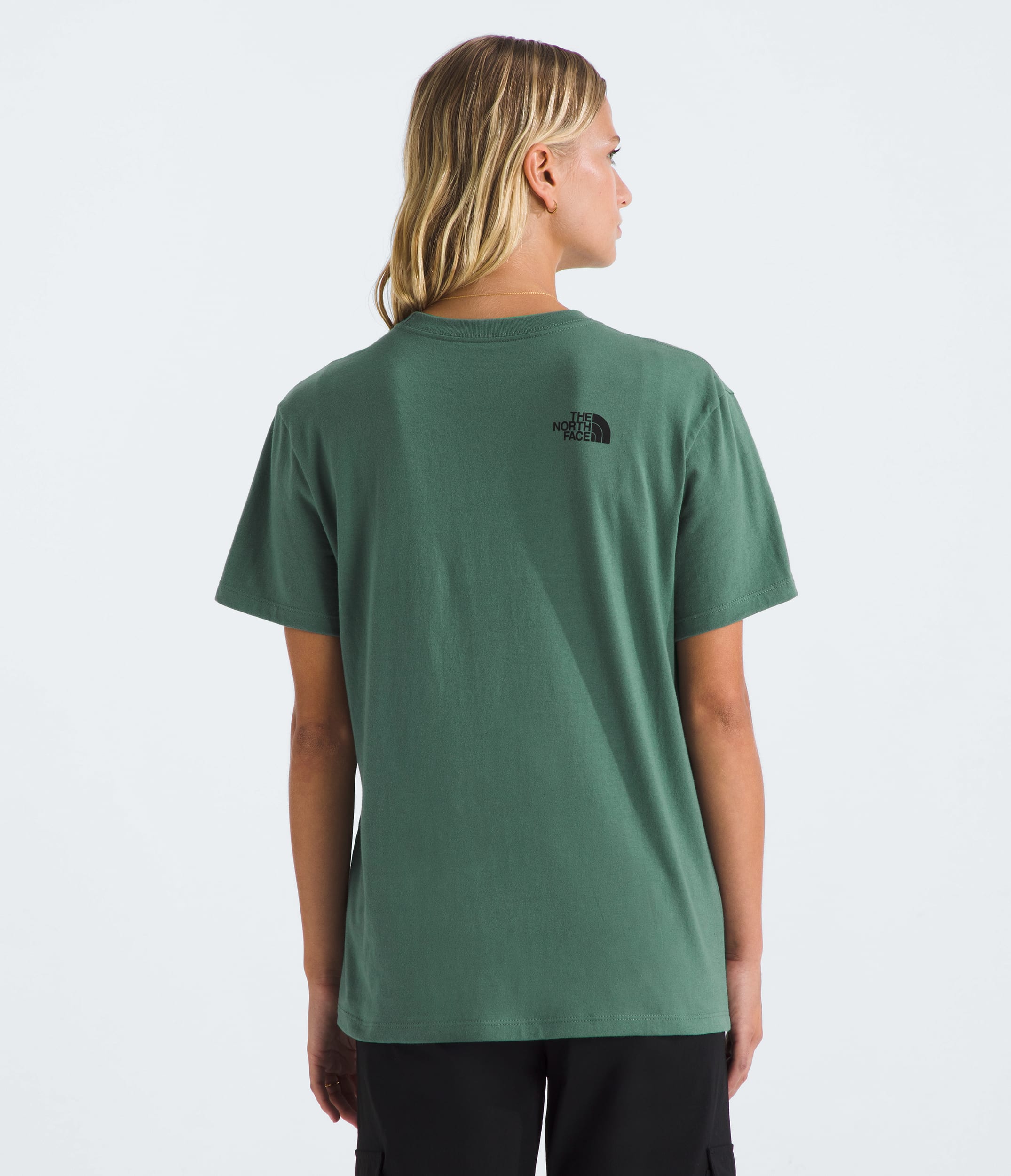 Womens Core Box Half Dome ShortSleeve Tee TNF BACK