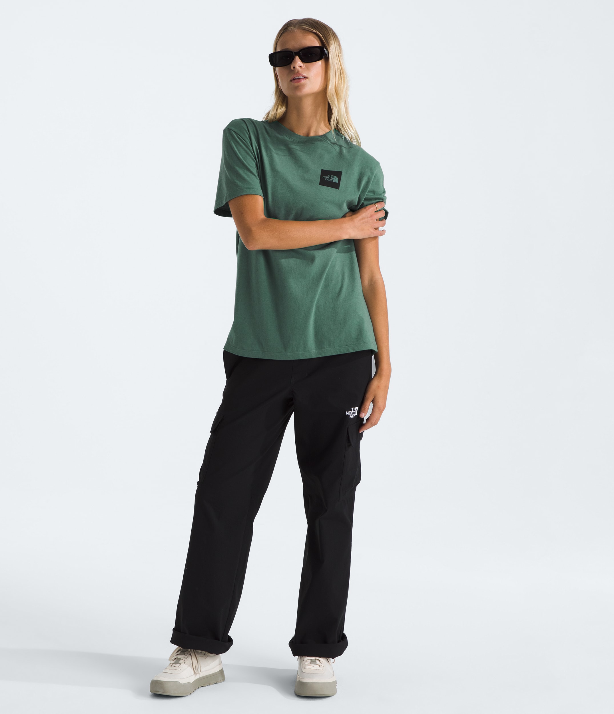 Womens Core Box Half Dome ShortSleeve Tee TNF HERO2