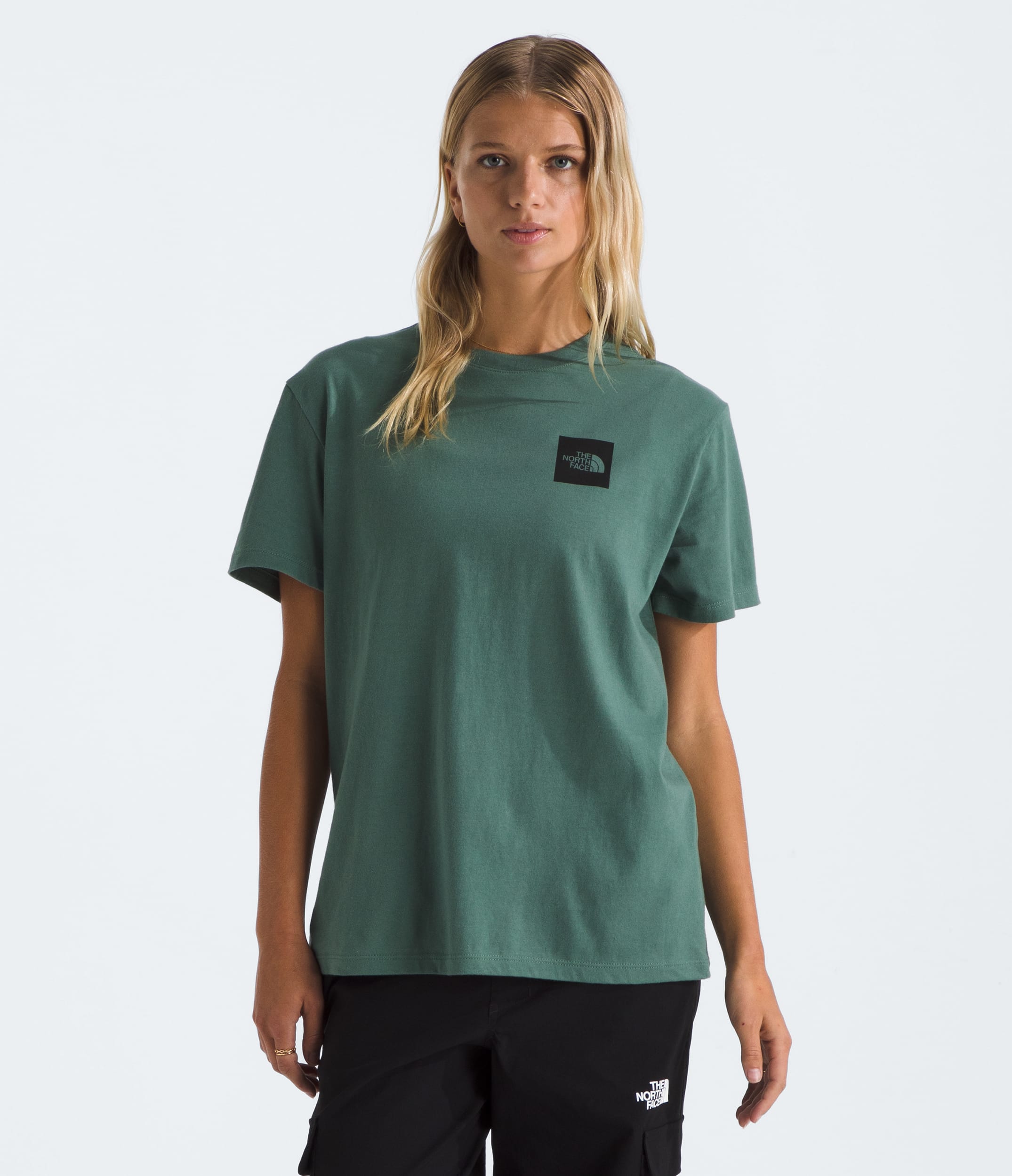 Womens Core Box Half Dome ShortSleeve Tee TNF HERO
