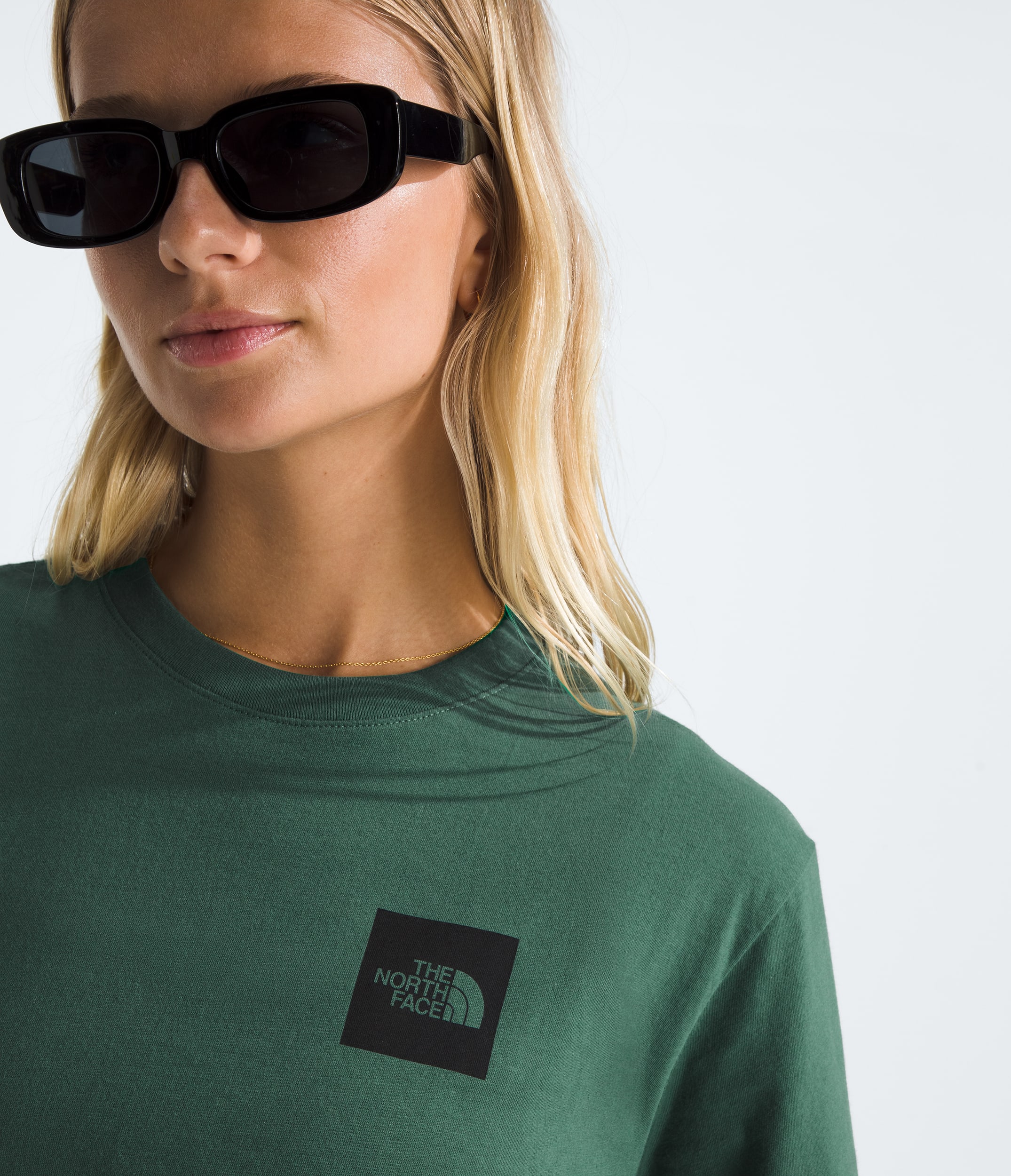 Womens Core Box Half Dome ShortSleeve Tee TNF HERO3