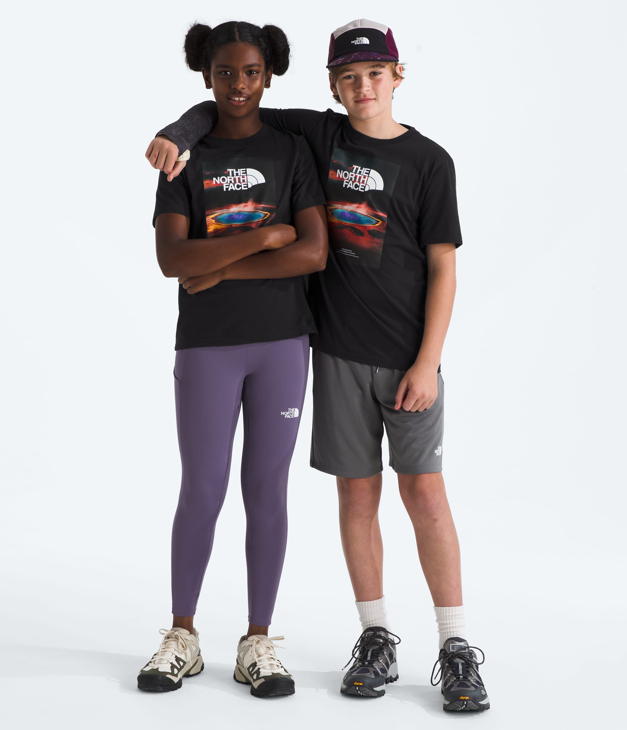 Boys  Girls Landscapes ShortSleeve Tee TNF Main