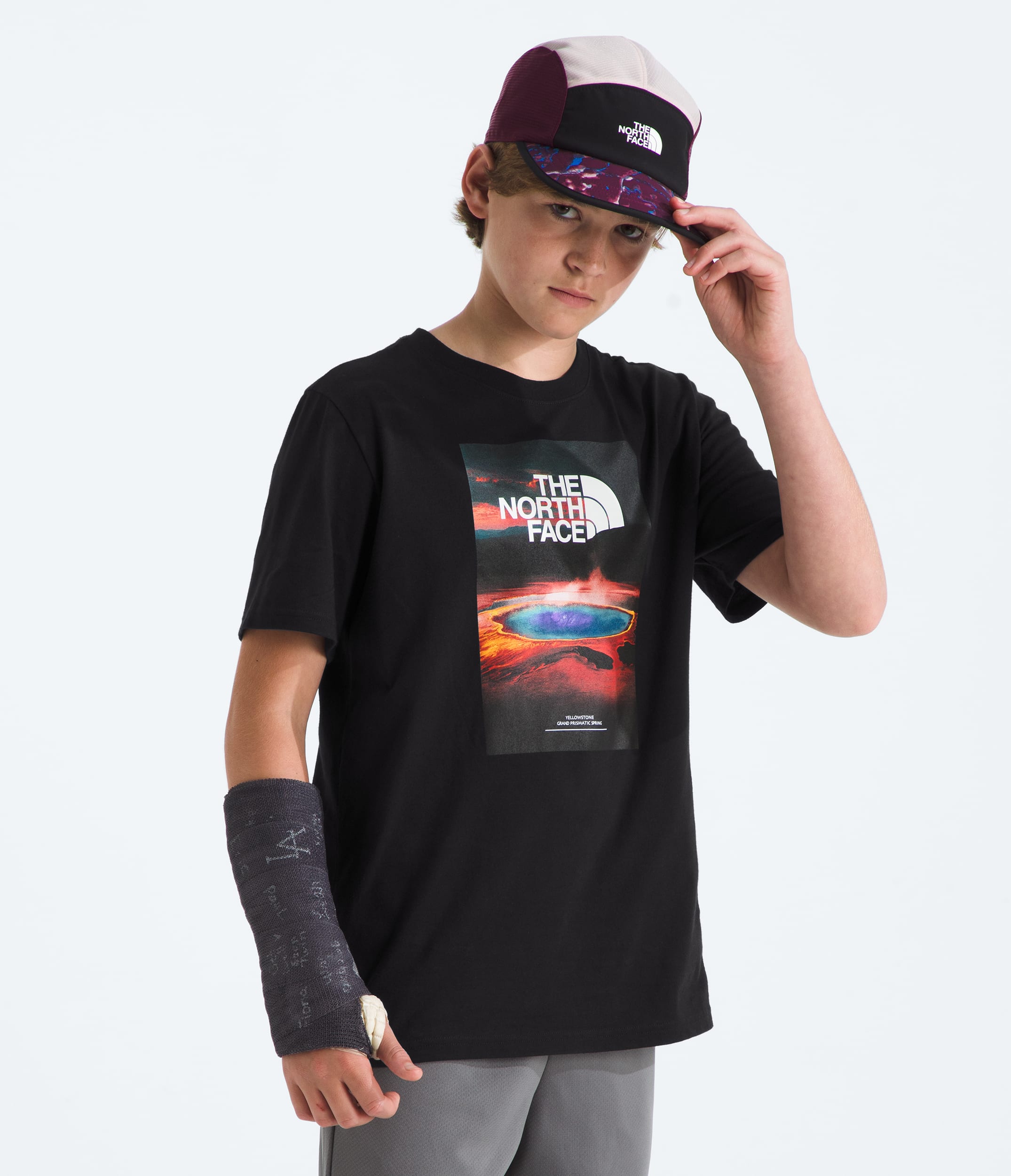 Boys  Girls Landscapes ShortSleeve Tee TNF HERO2