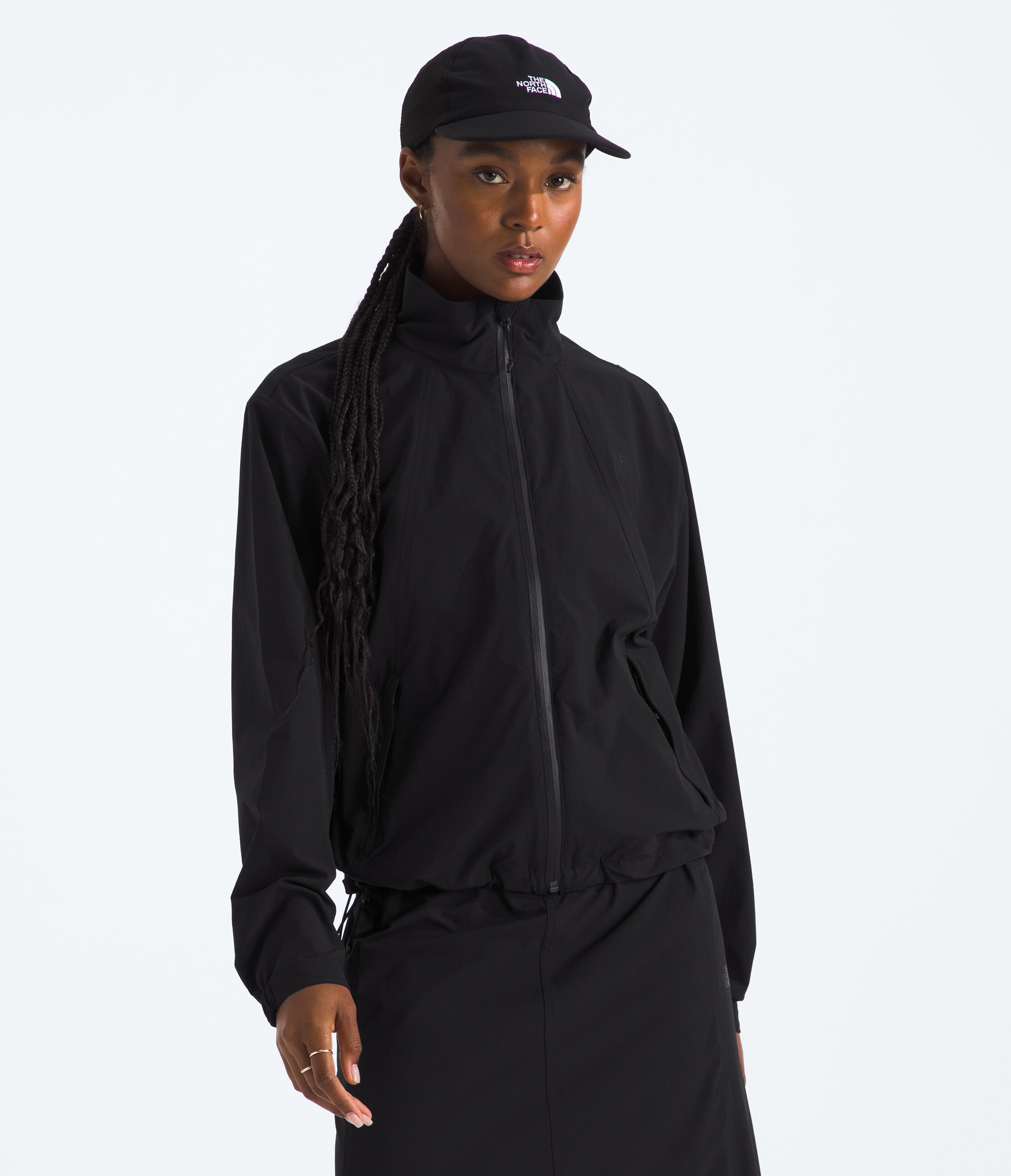 Womens North Dome Wind Jacket TNF Main