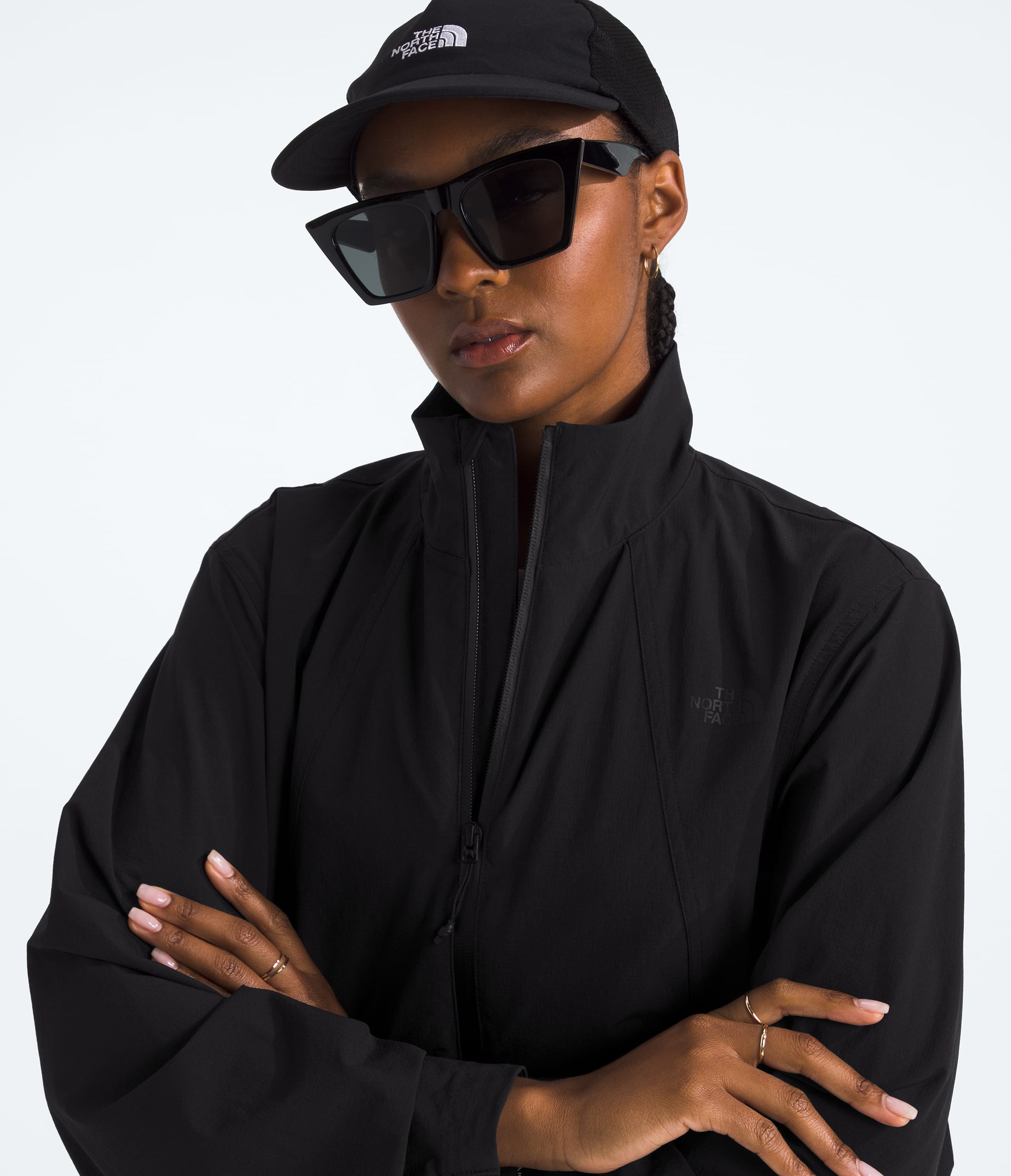 Womens North Dome Wind Jacket TNF HERO3