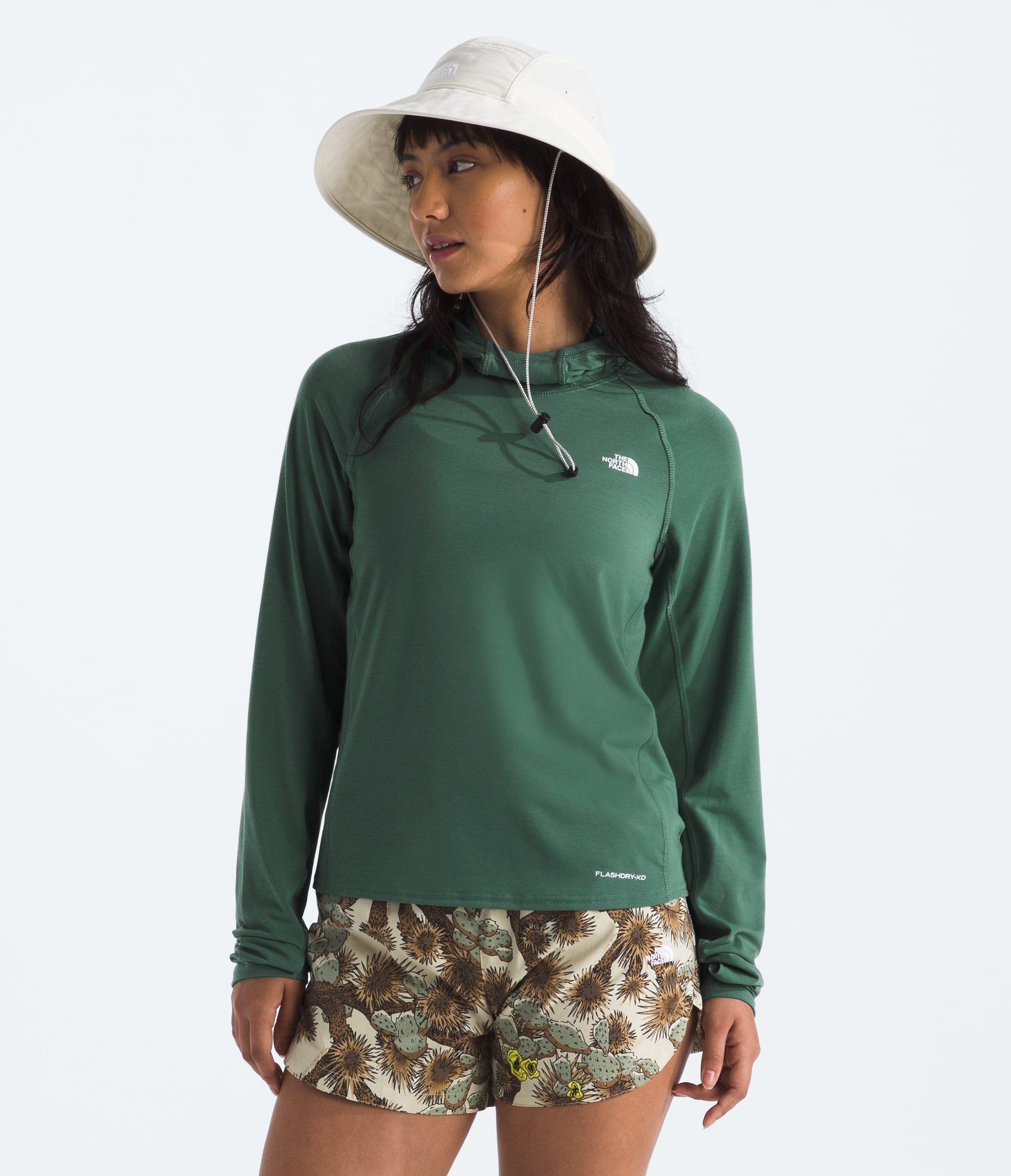 Womens Adventure Sun Hoodie TNF HERO