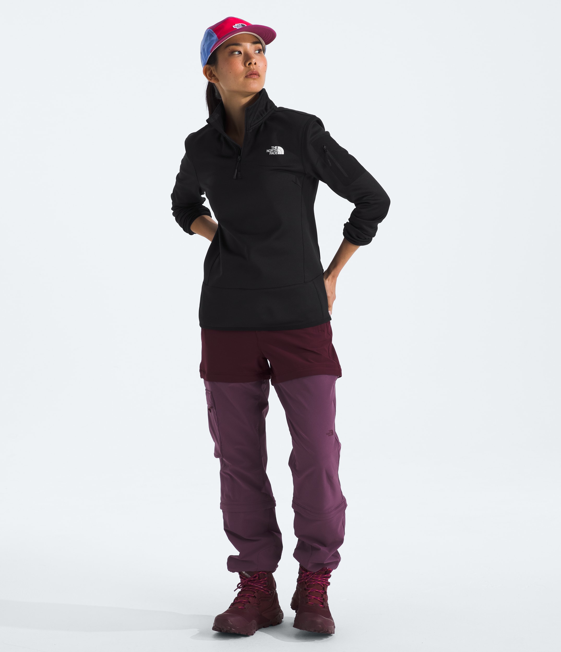 Womens Mistyescape Zip Fleece TNF HERO2