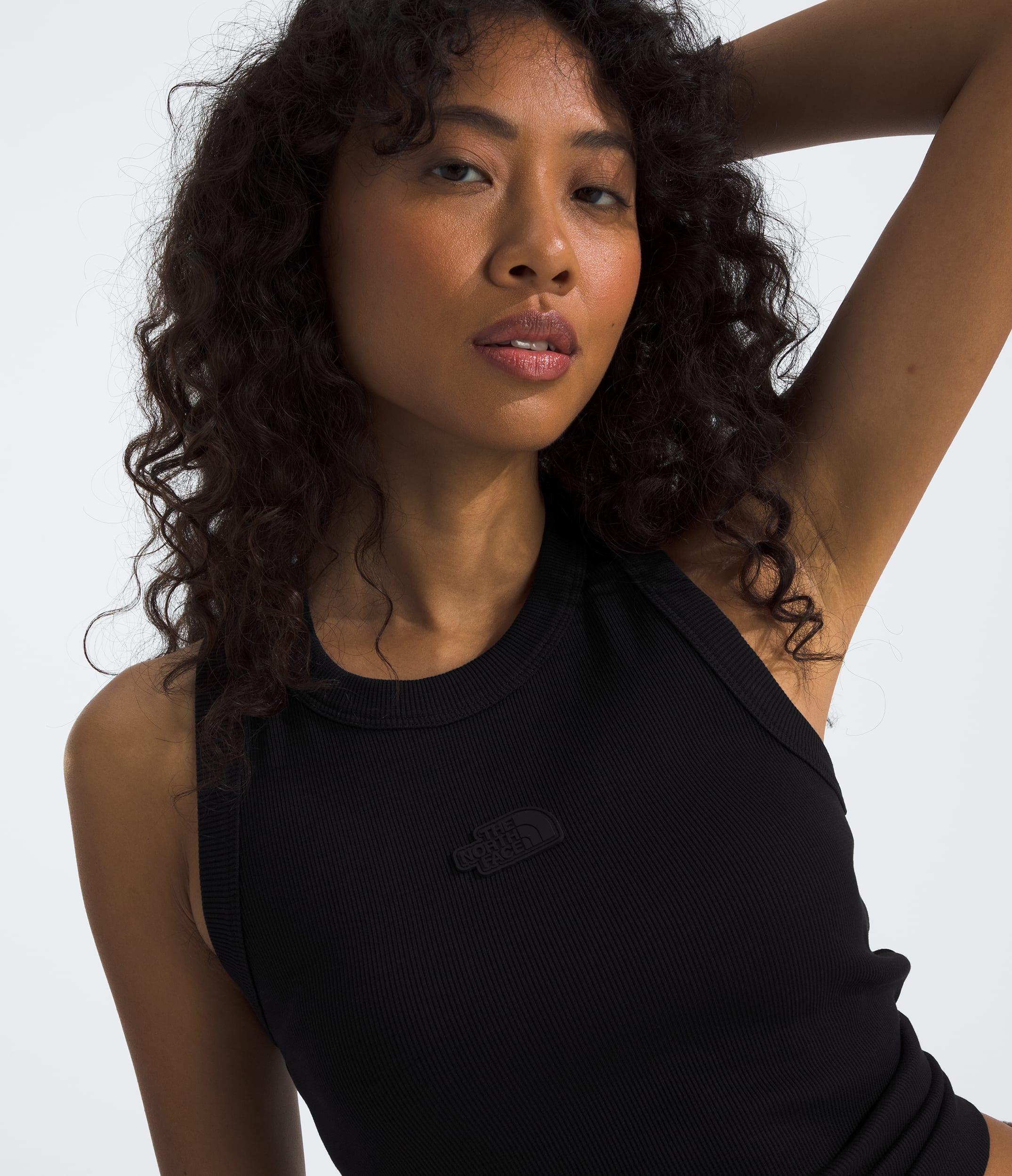 Womens Slim Rib Tank TNF HERO3