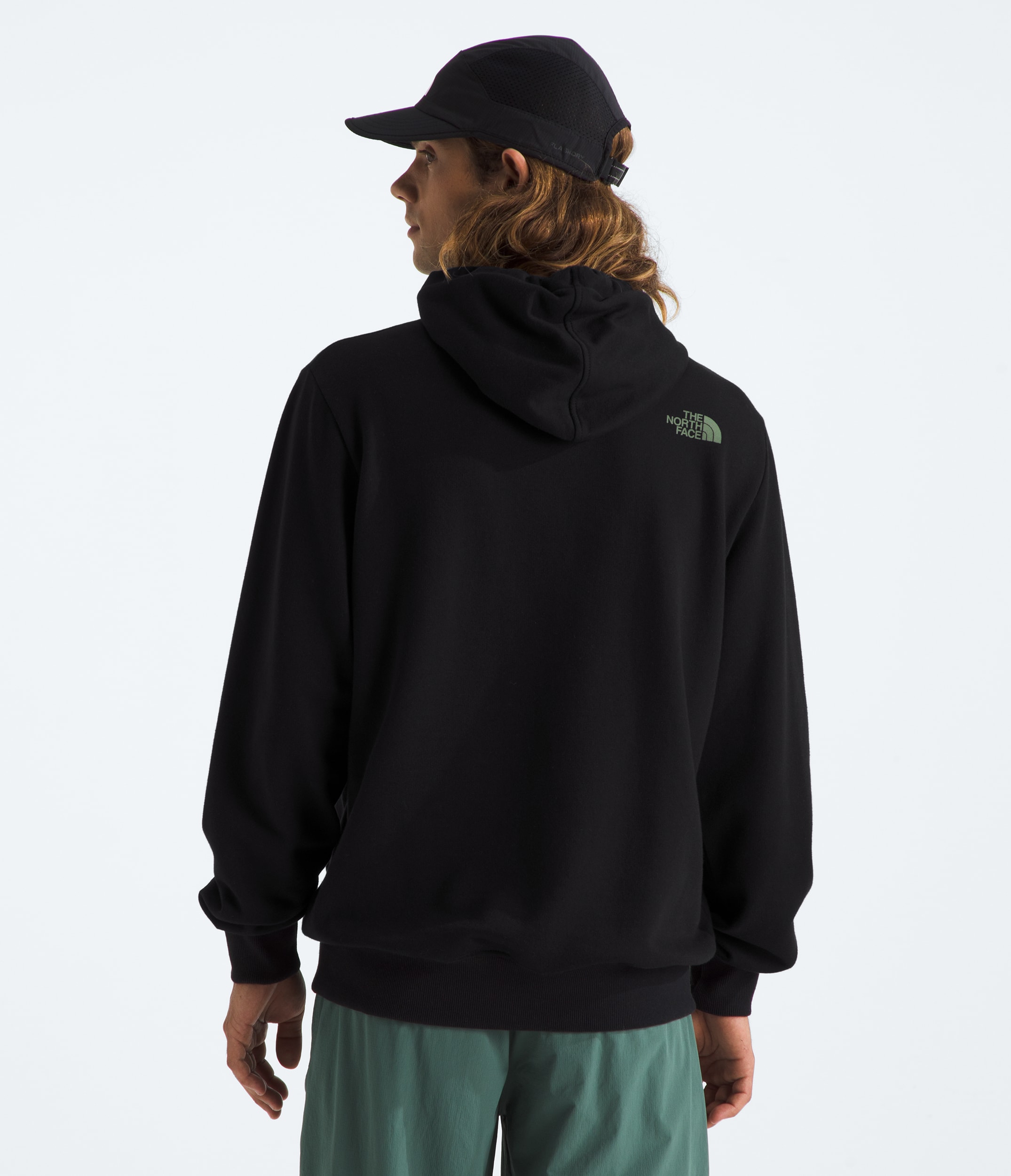 Mens Outdoor Graphic Hoodie TNF BACK