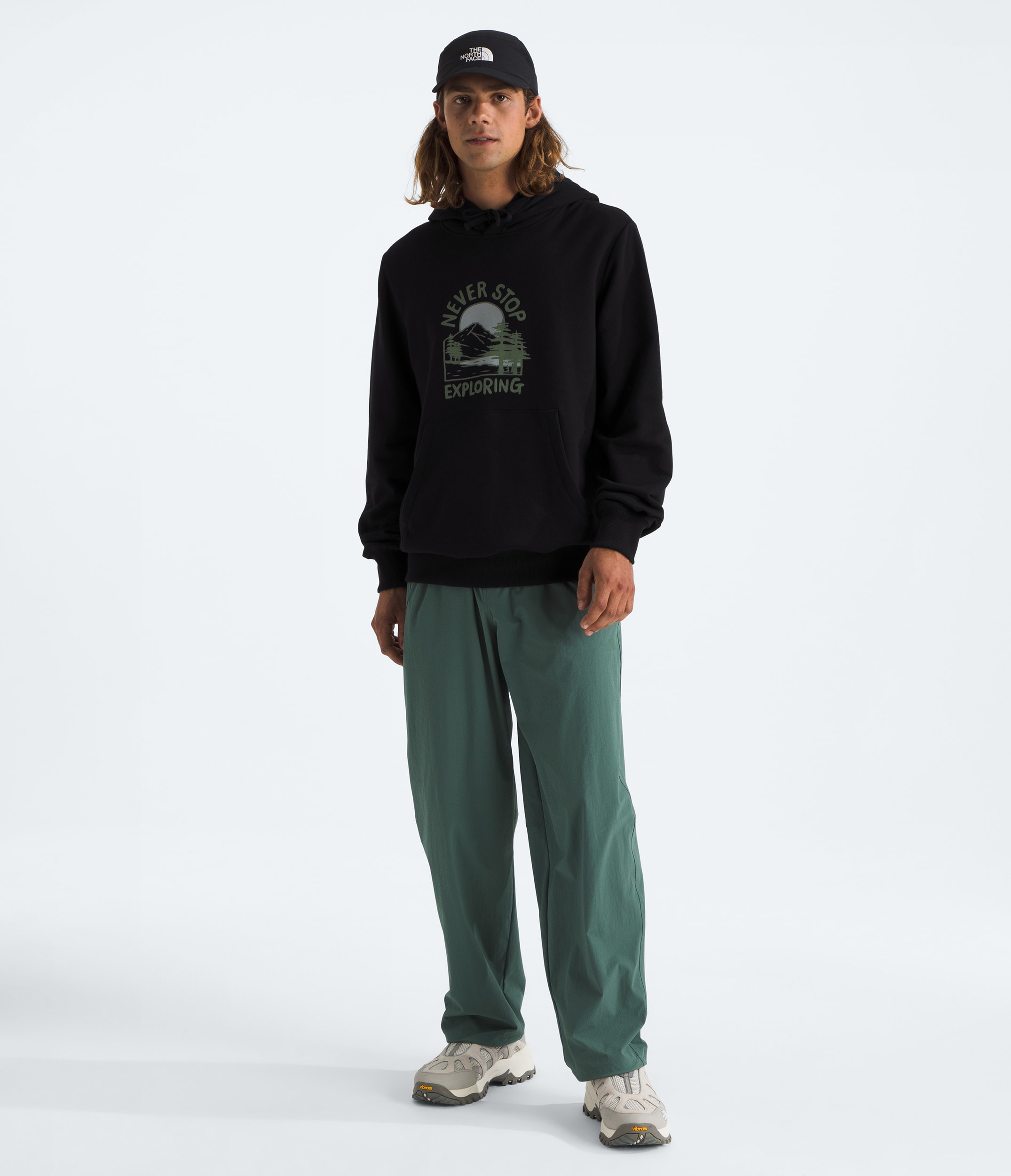 Mens Outdoor Graphic Hoodie TNF HERO2