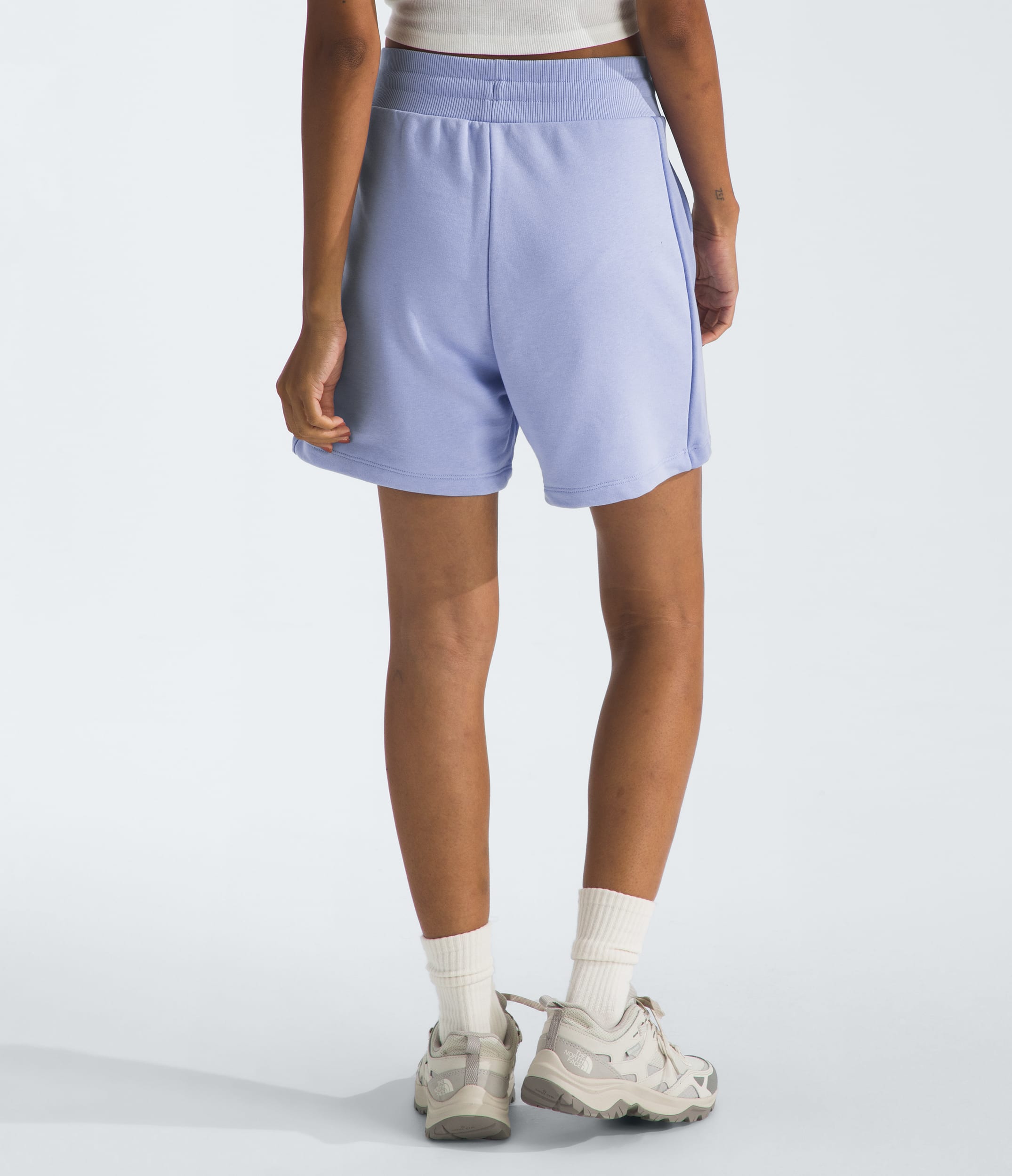 Womens Terry Relaxed Shorts TNF BACK