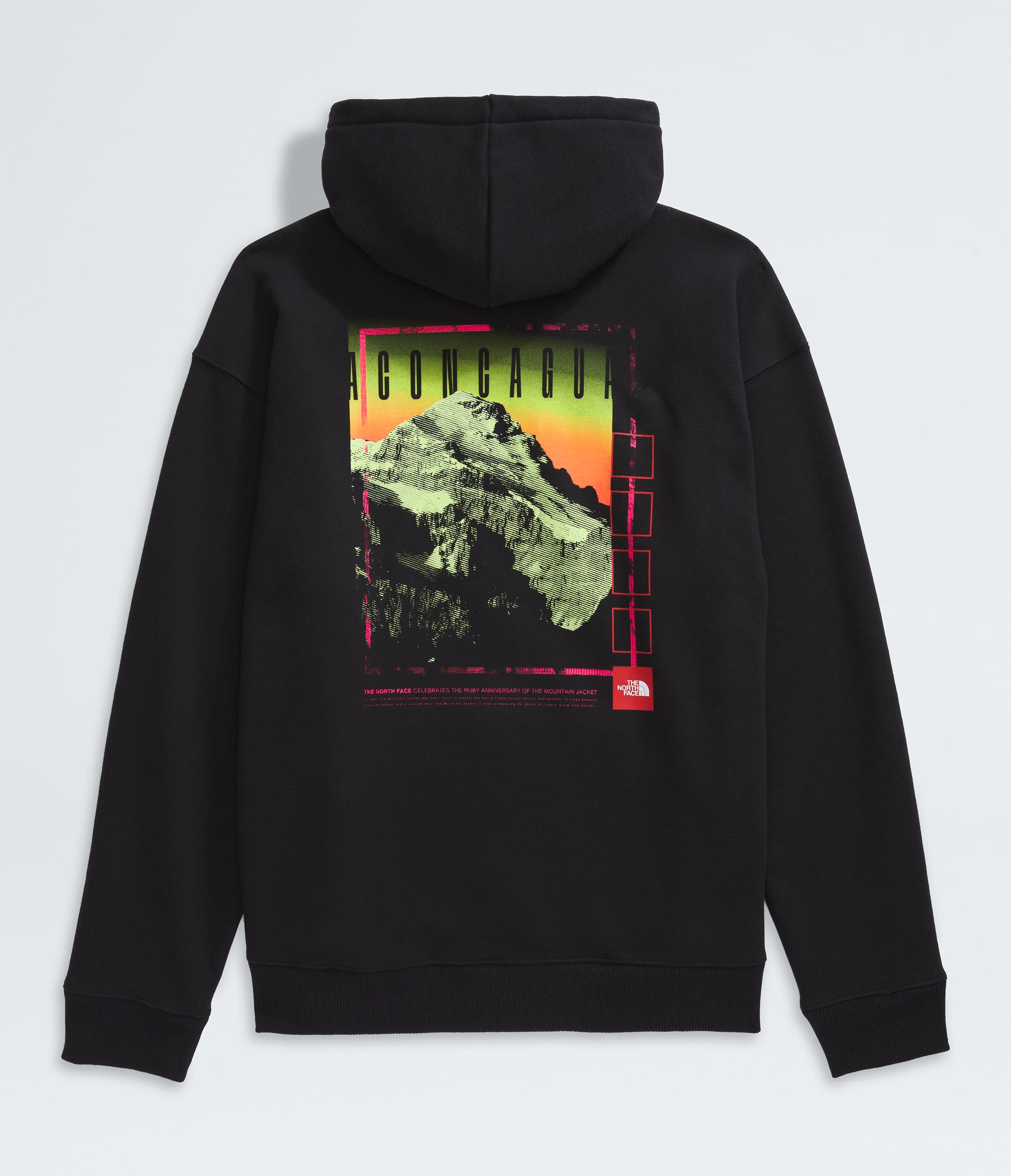 Mens TNF Red Box Aconcagua Heavyweight Hoodie TNF ALTFRONT