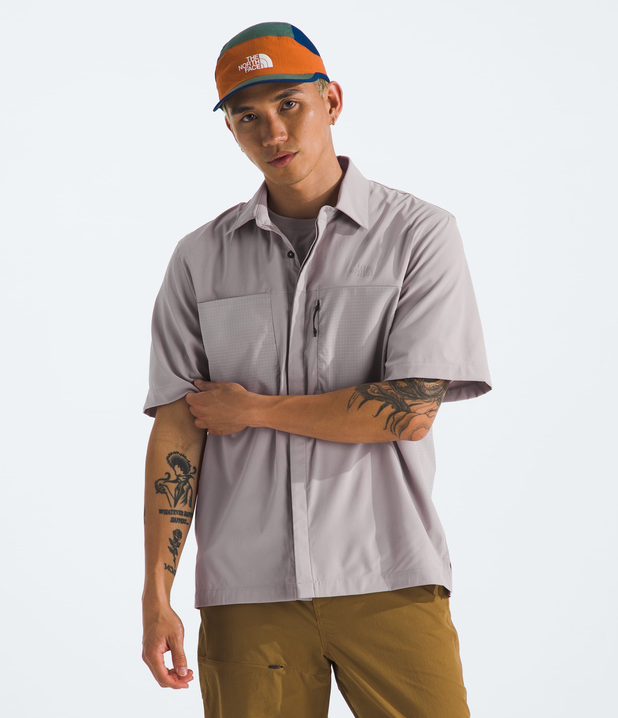 Mens ShortSleeve LIGHTRANGE Shirt TNF HERO