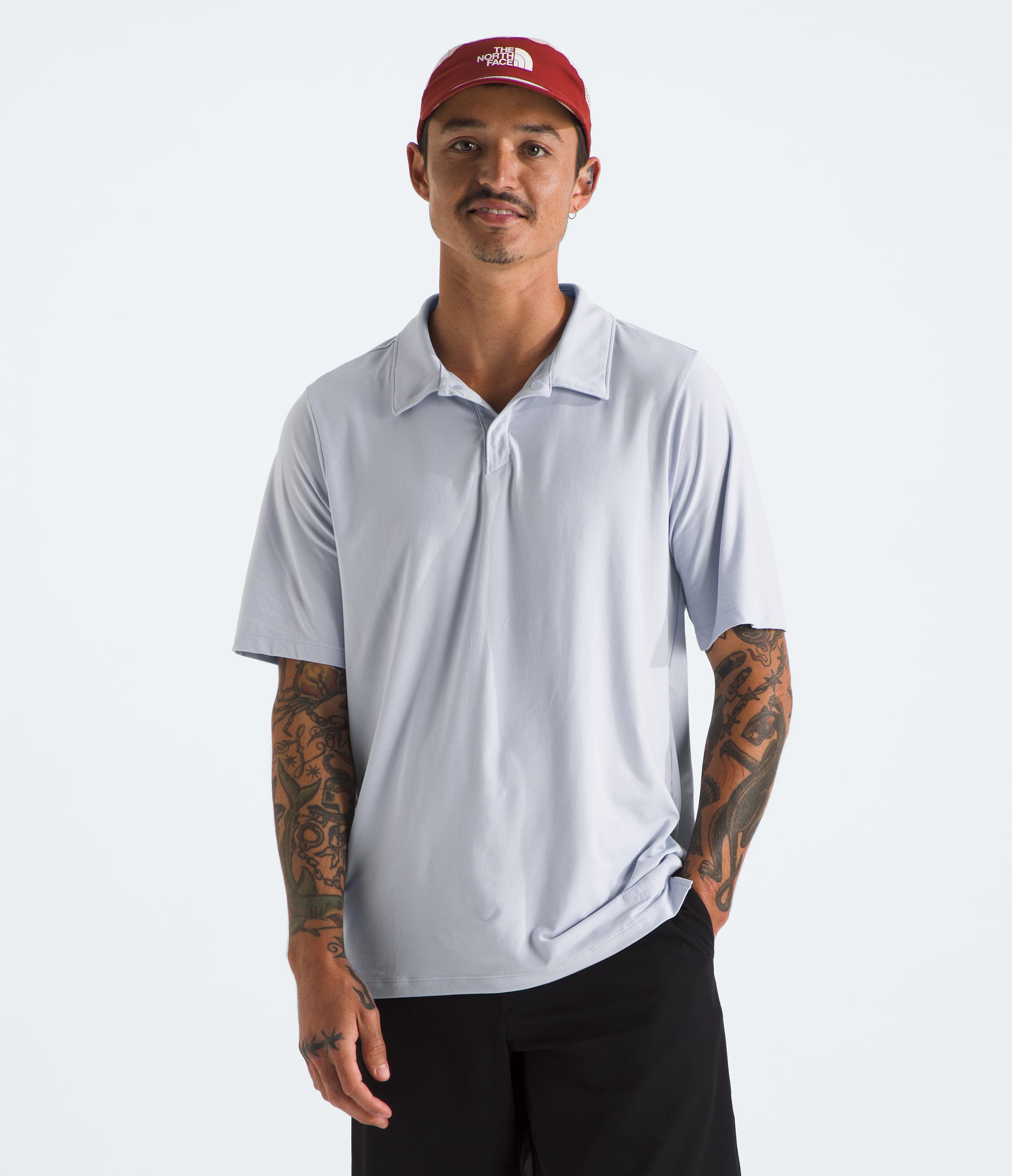 Mens Dune Sky Polo TNF Main