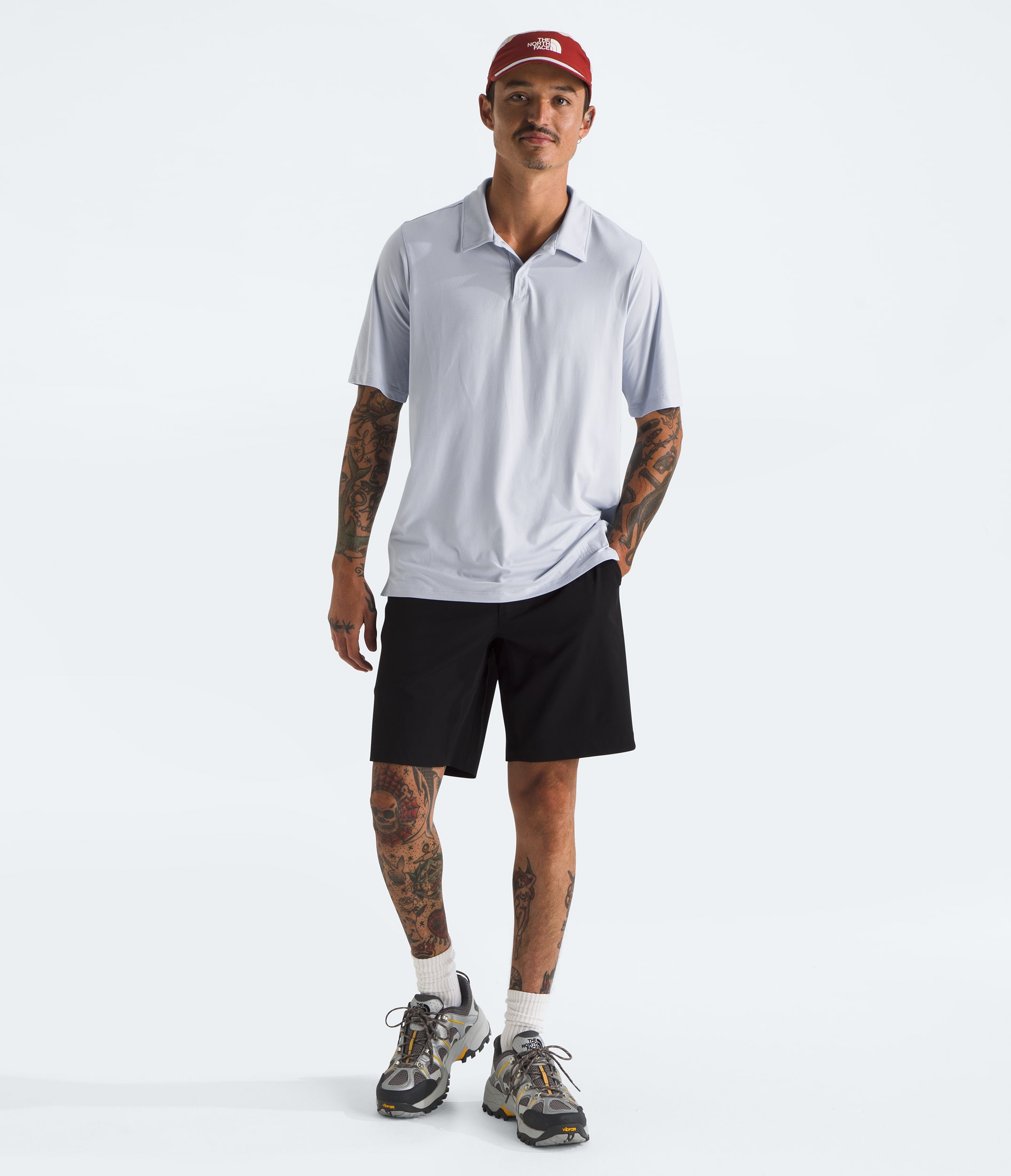 Mens Dune Sky Polo TNF HERO2