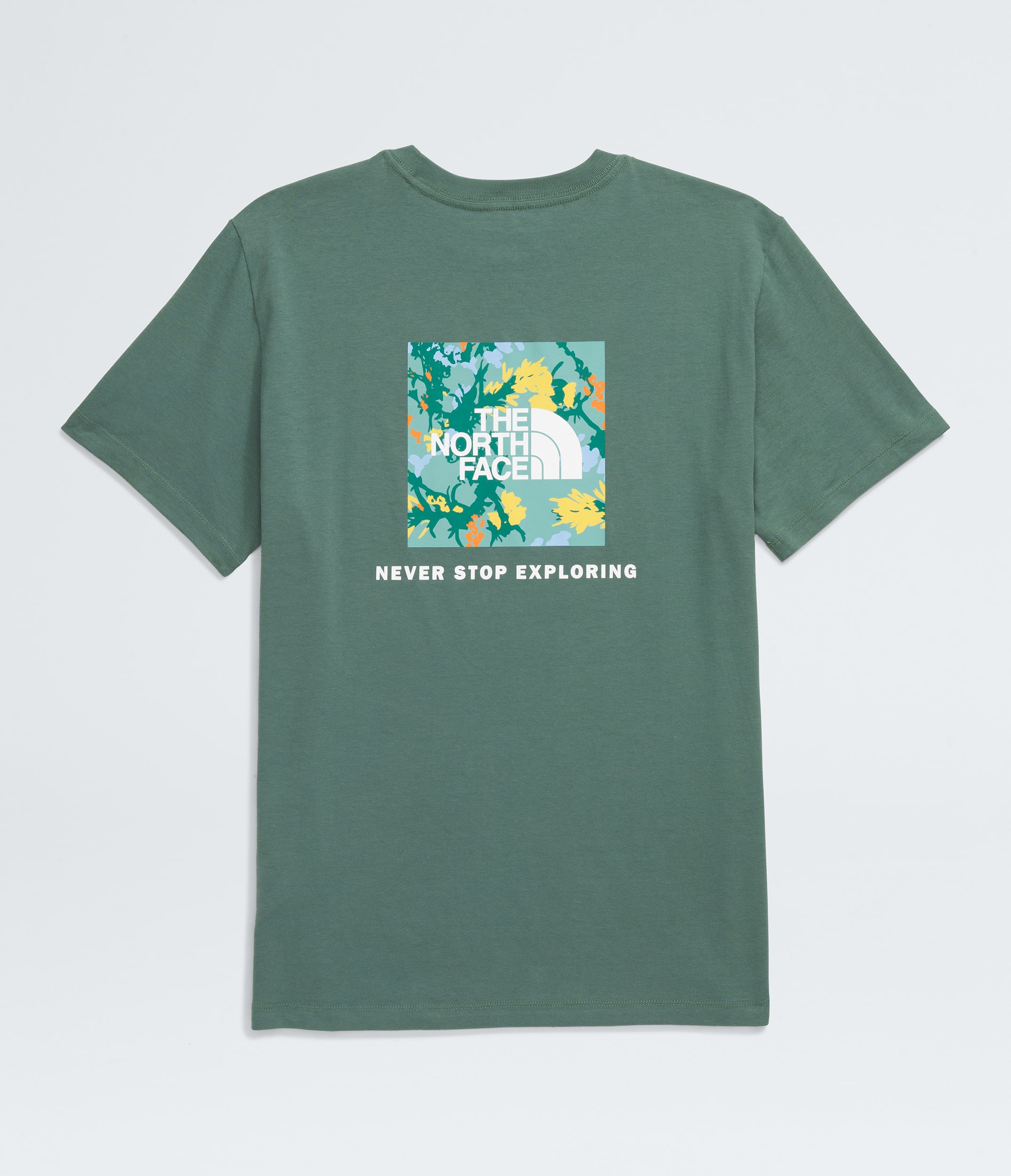 Womens ShortSleeve Core Flower Power Box NSE Tee TNF ALTFRONT