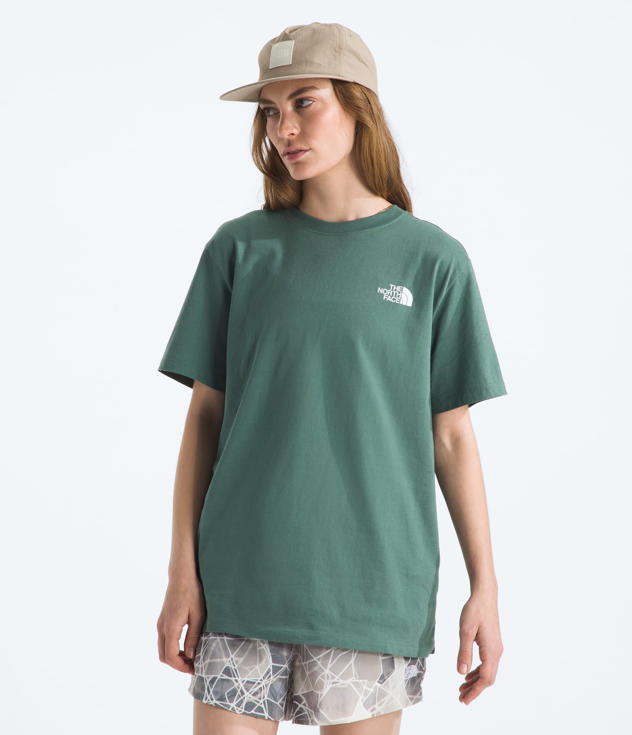 Womens ShortSleeve Core Flower Power Box NSE Tee TNF BACK