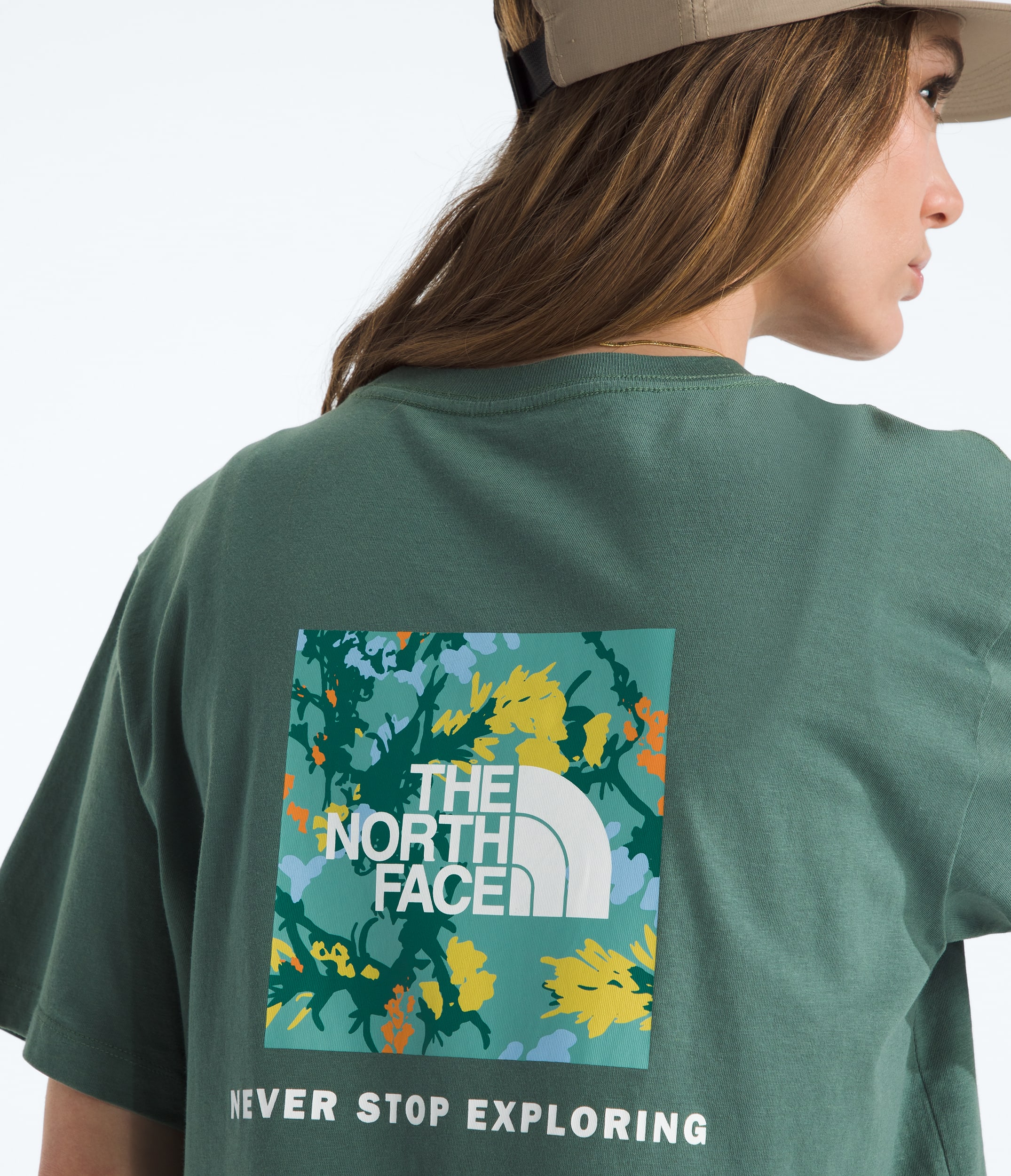 Womens ShortSleeve Core Flower Power Box NSE Tee TNF HERO3