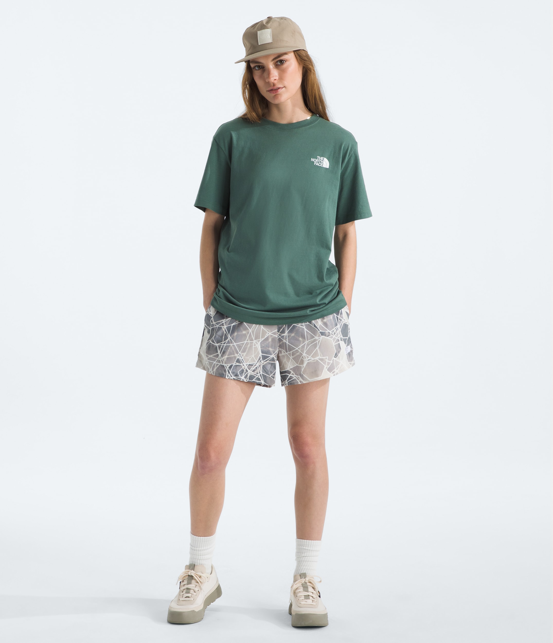 Womens ShortSleeve Core Flower Power Box NSE Tee TNF HERO2