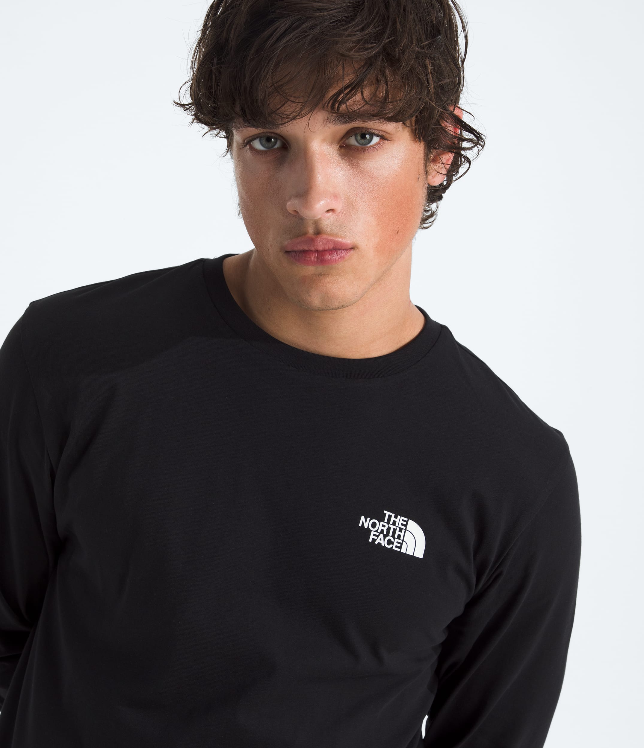 Mens LongSleeve Simple Dome Tee TNF HERO2